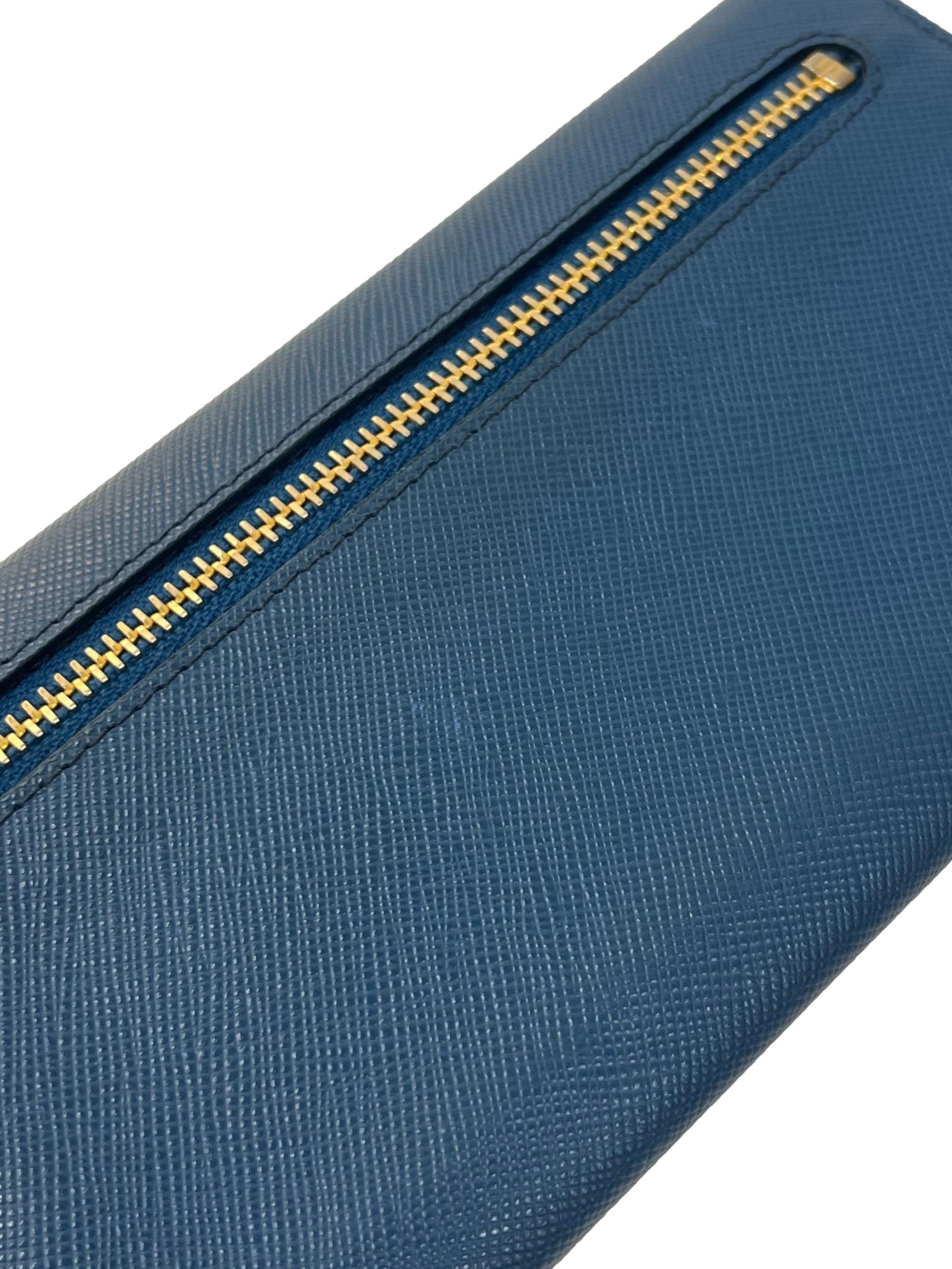 Aegean Blue Long Wallet
