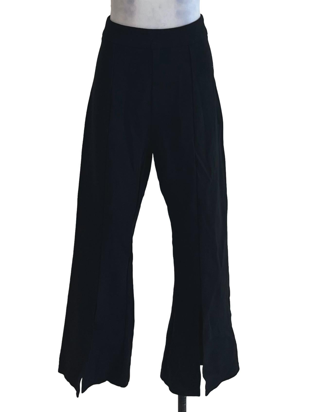 Black High-Waisted Formal Pants