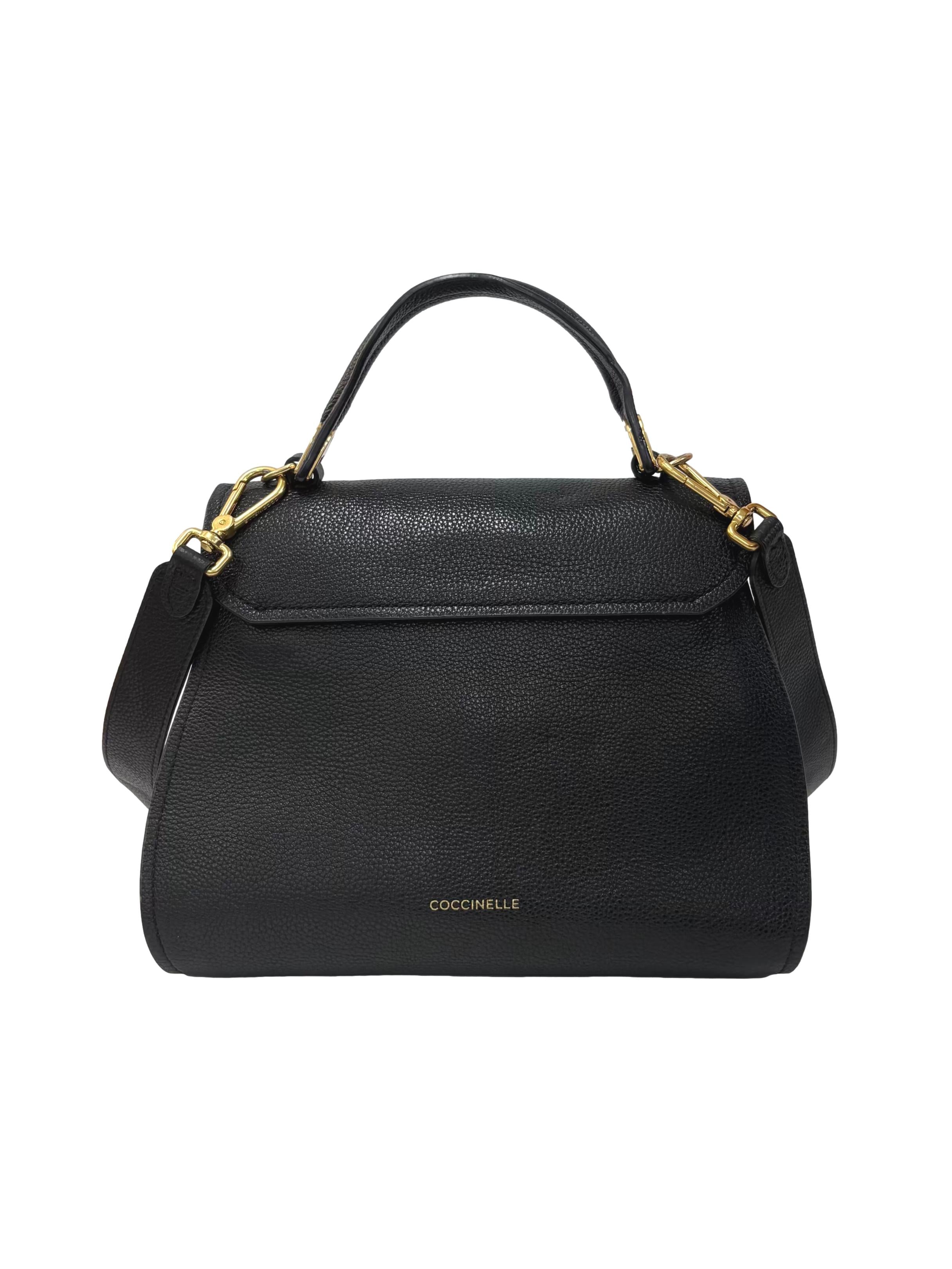 Black Leather Marvin Handbag CSN