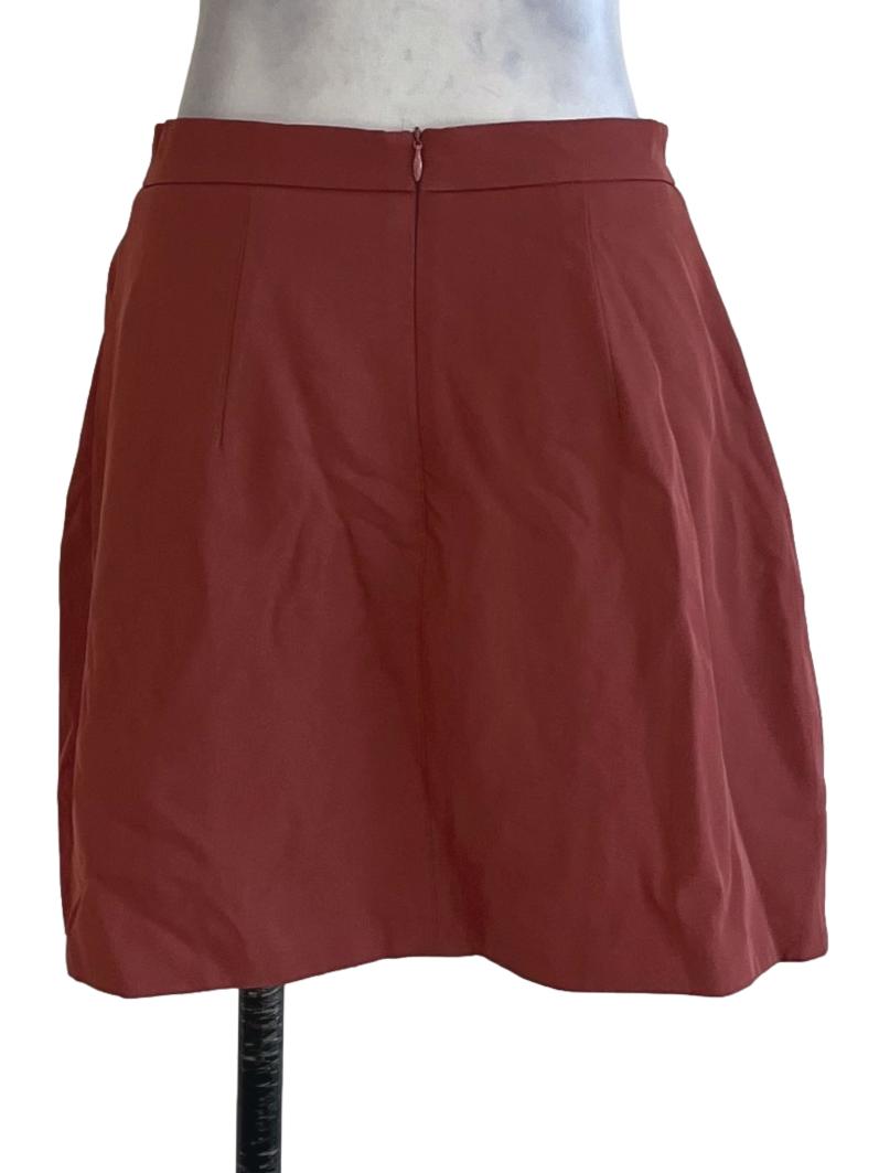 Strawberry Pink Plain Mini Skirt