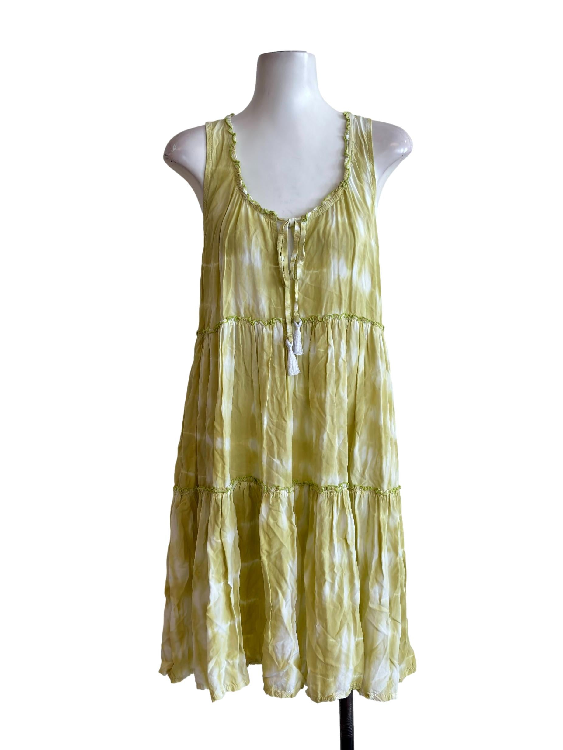 Ariella Tunic In Pistachio Tie Dye - Green CSN