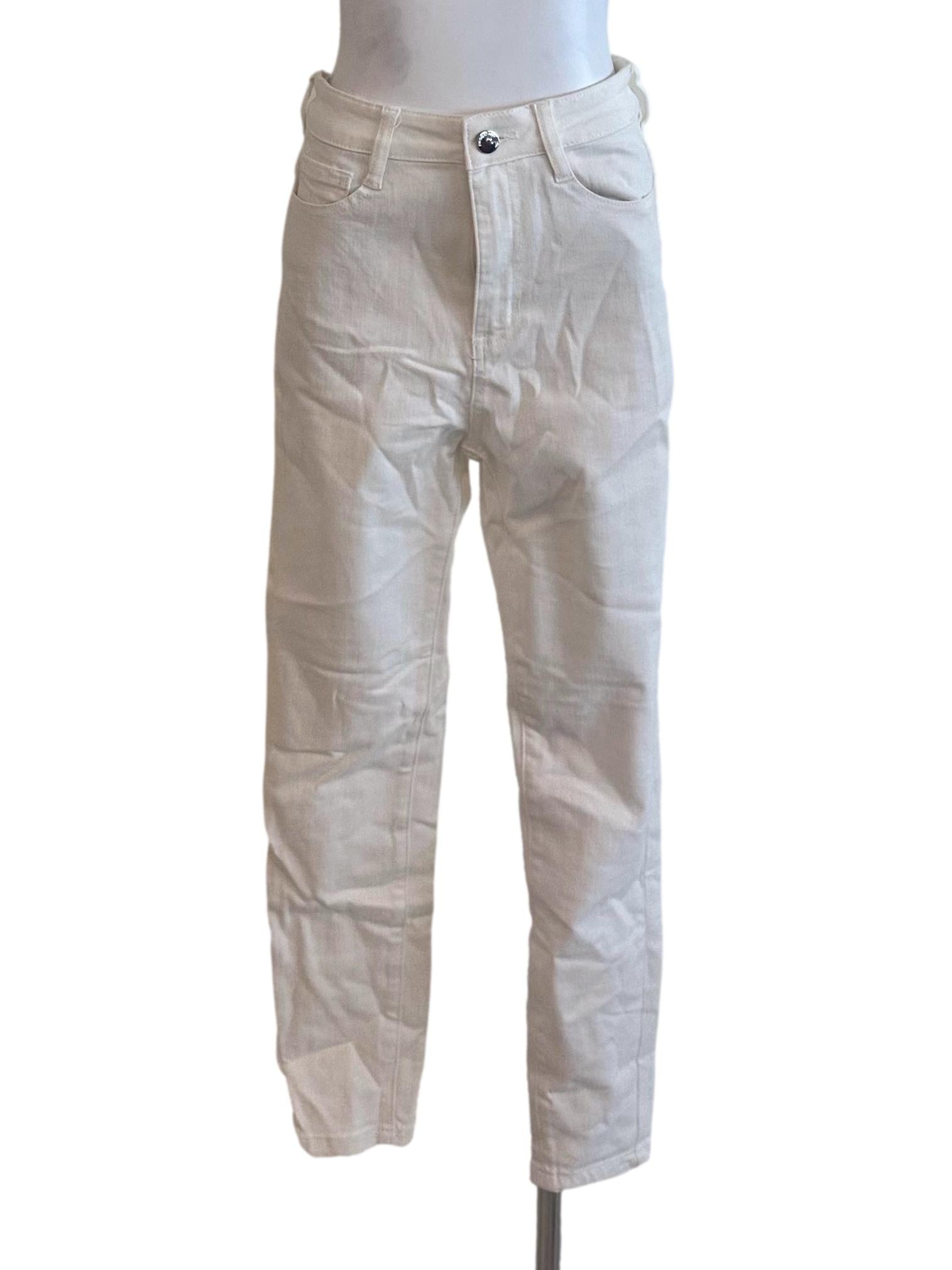 Off White Denim Straight Jeans LB