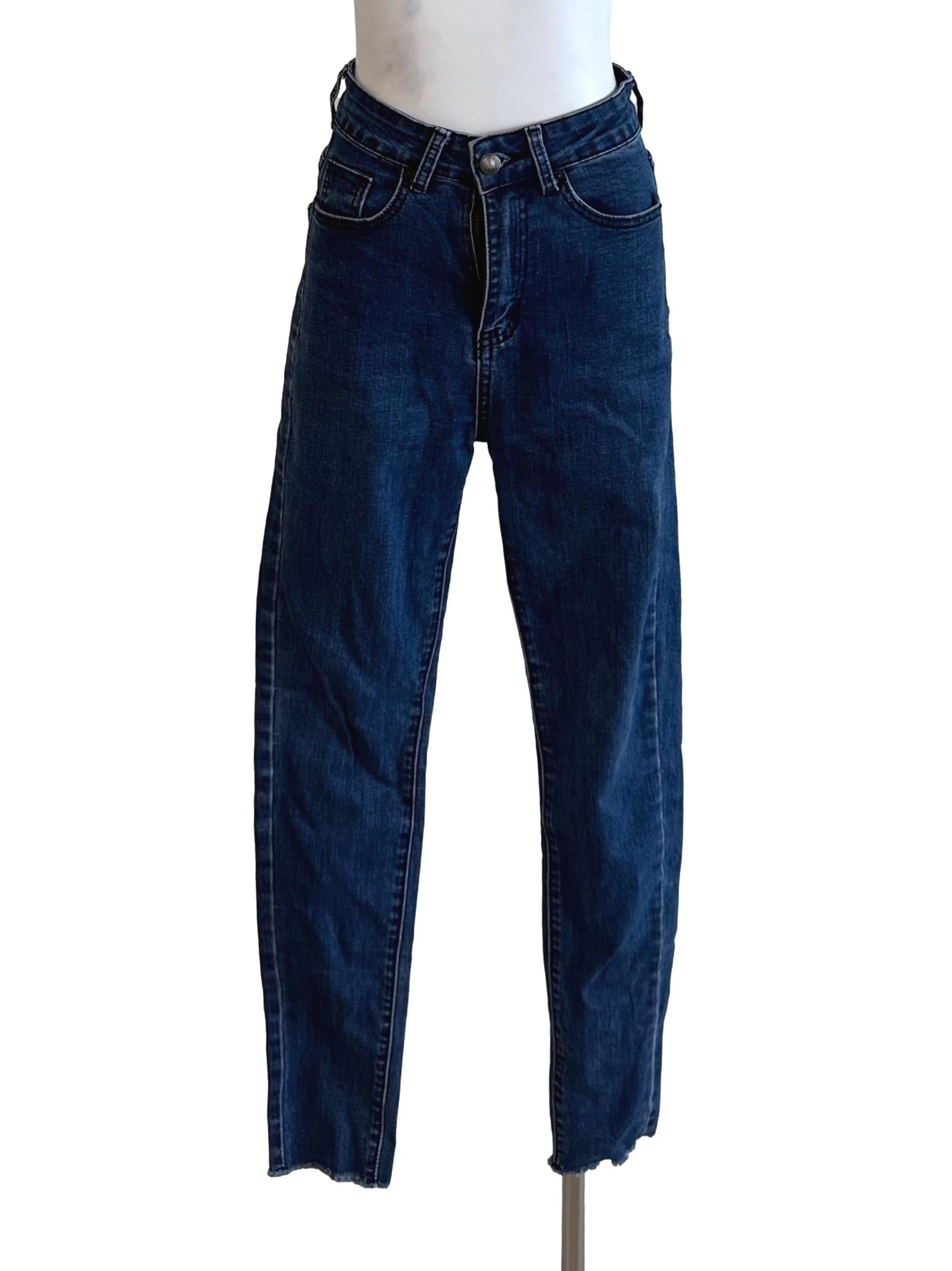 Medium Blue Denim Skinny Jeans LB