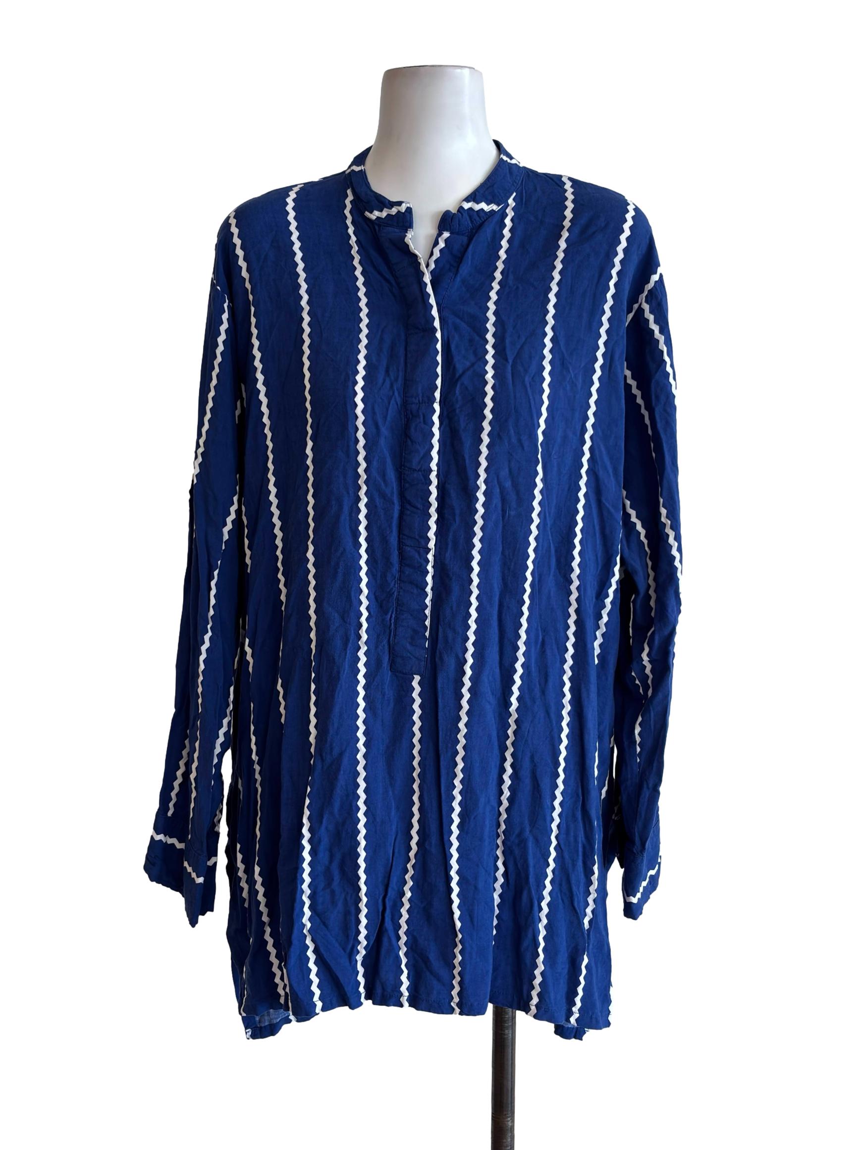 Resort Tunic In Capri - Blue CSN