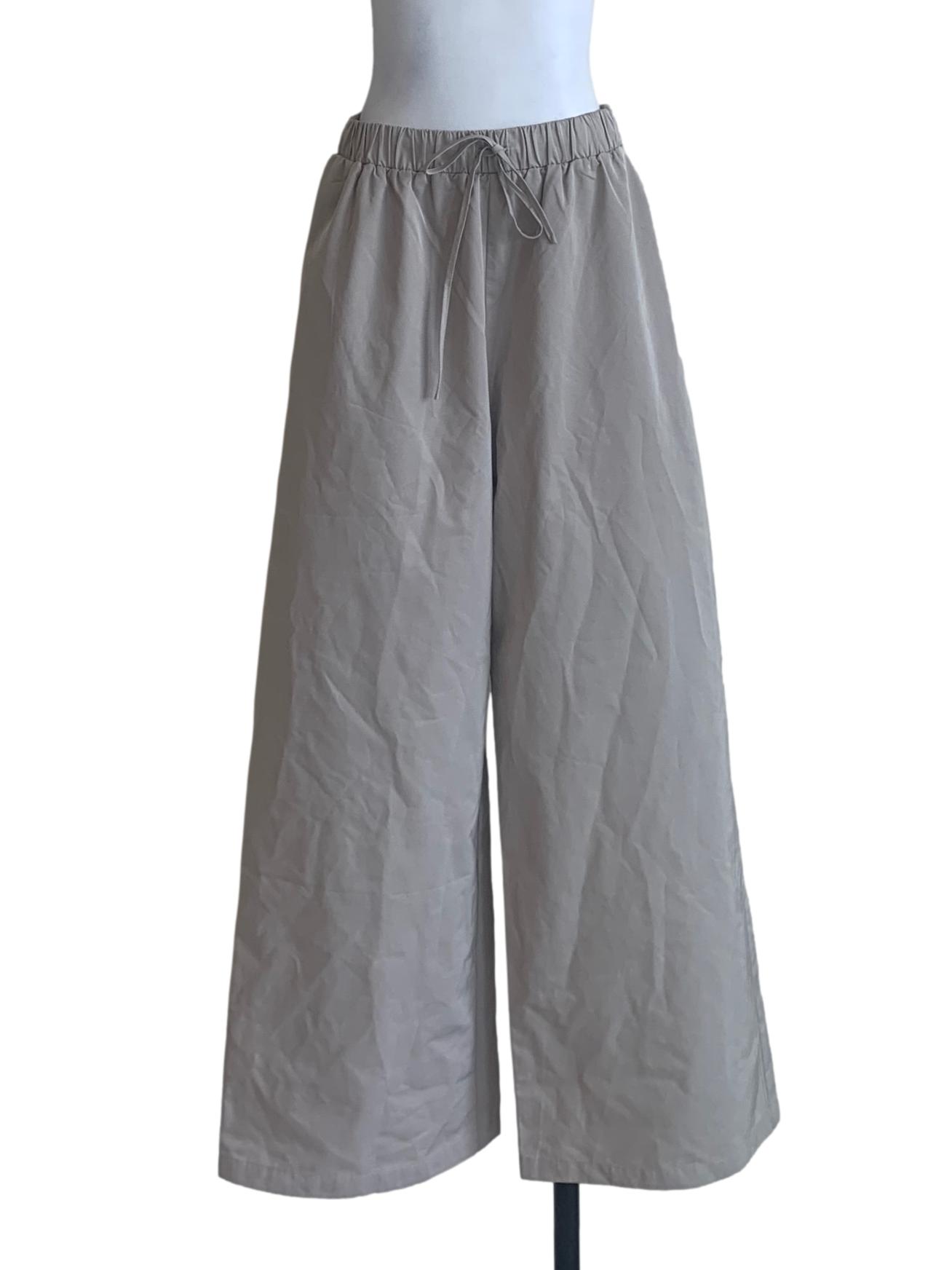 Grey Wide Leg Pants