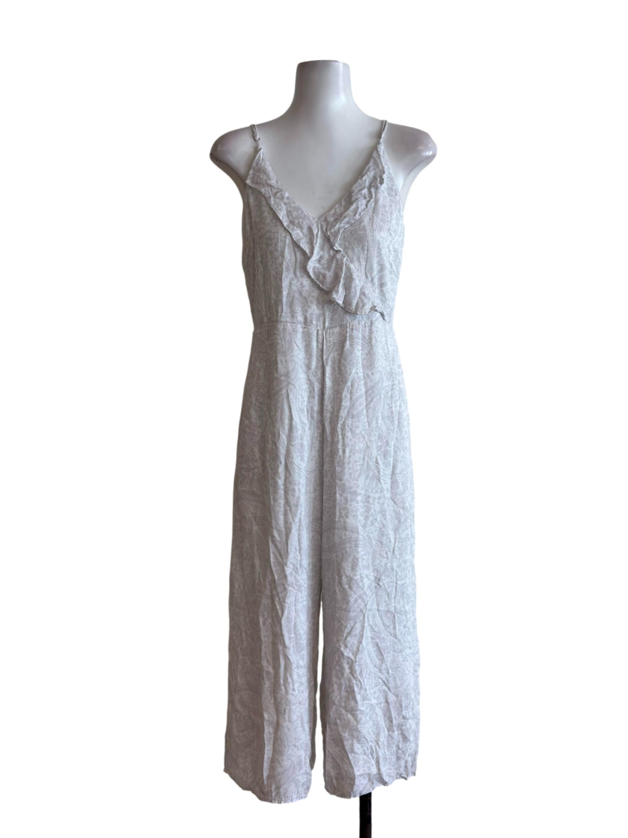 Ivory Open Back Floral Jumpsuit - Neutral CSN