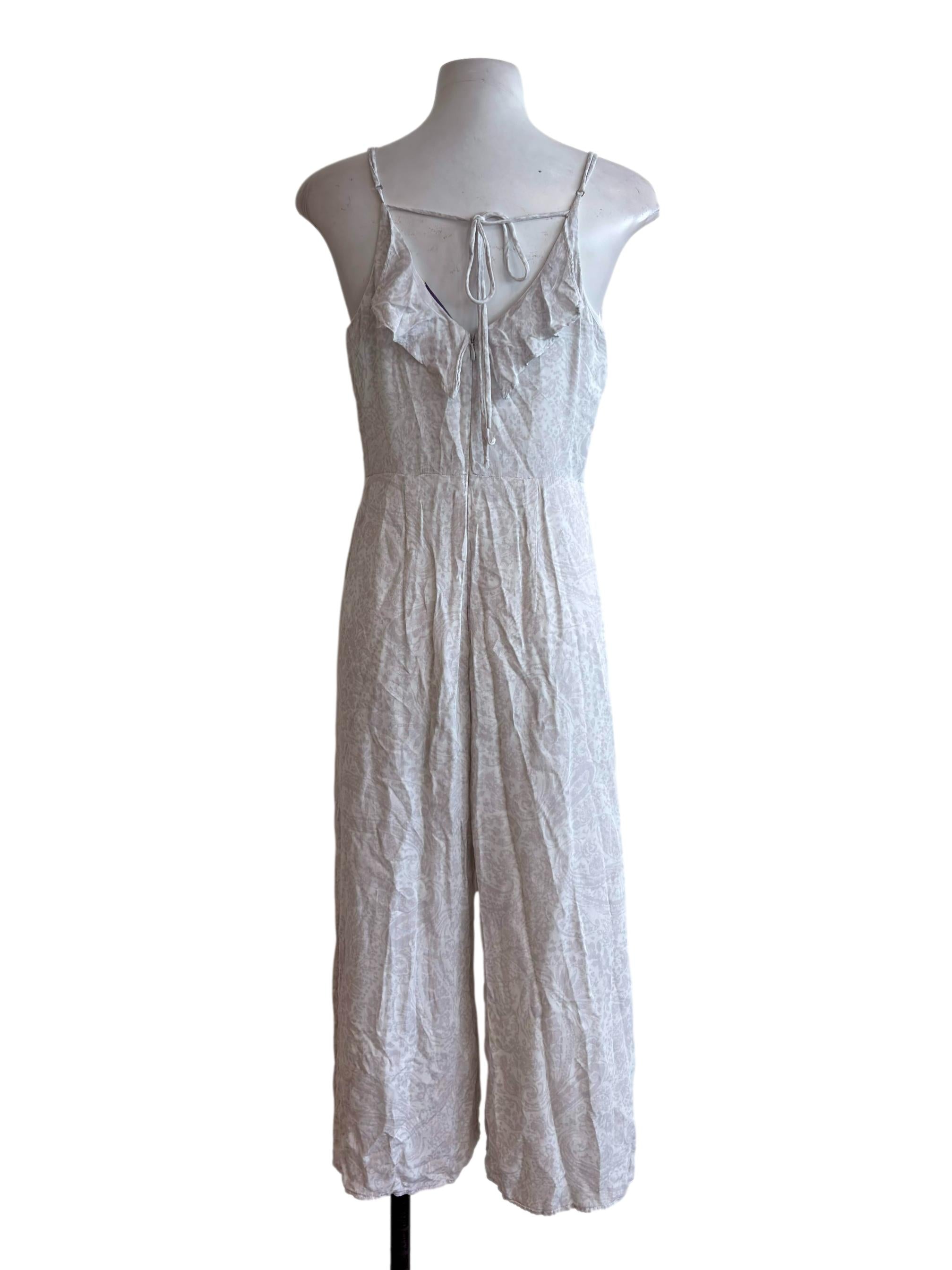 Ivory Open Back Floral Jumpsuit - Neutral CSN