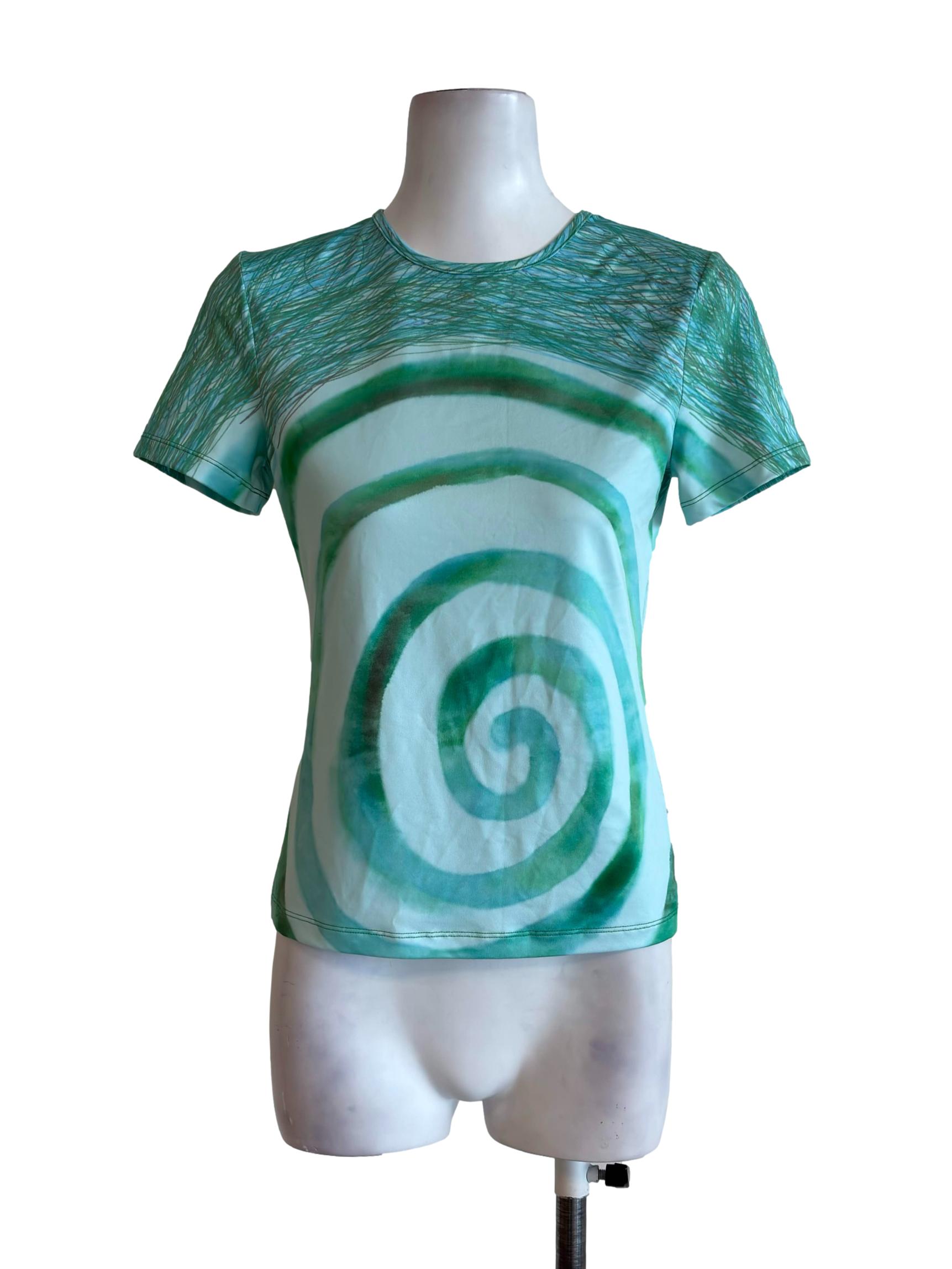 Tight Tee In Earthly Tunnel In Green - Green CSN