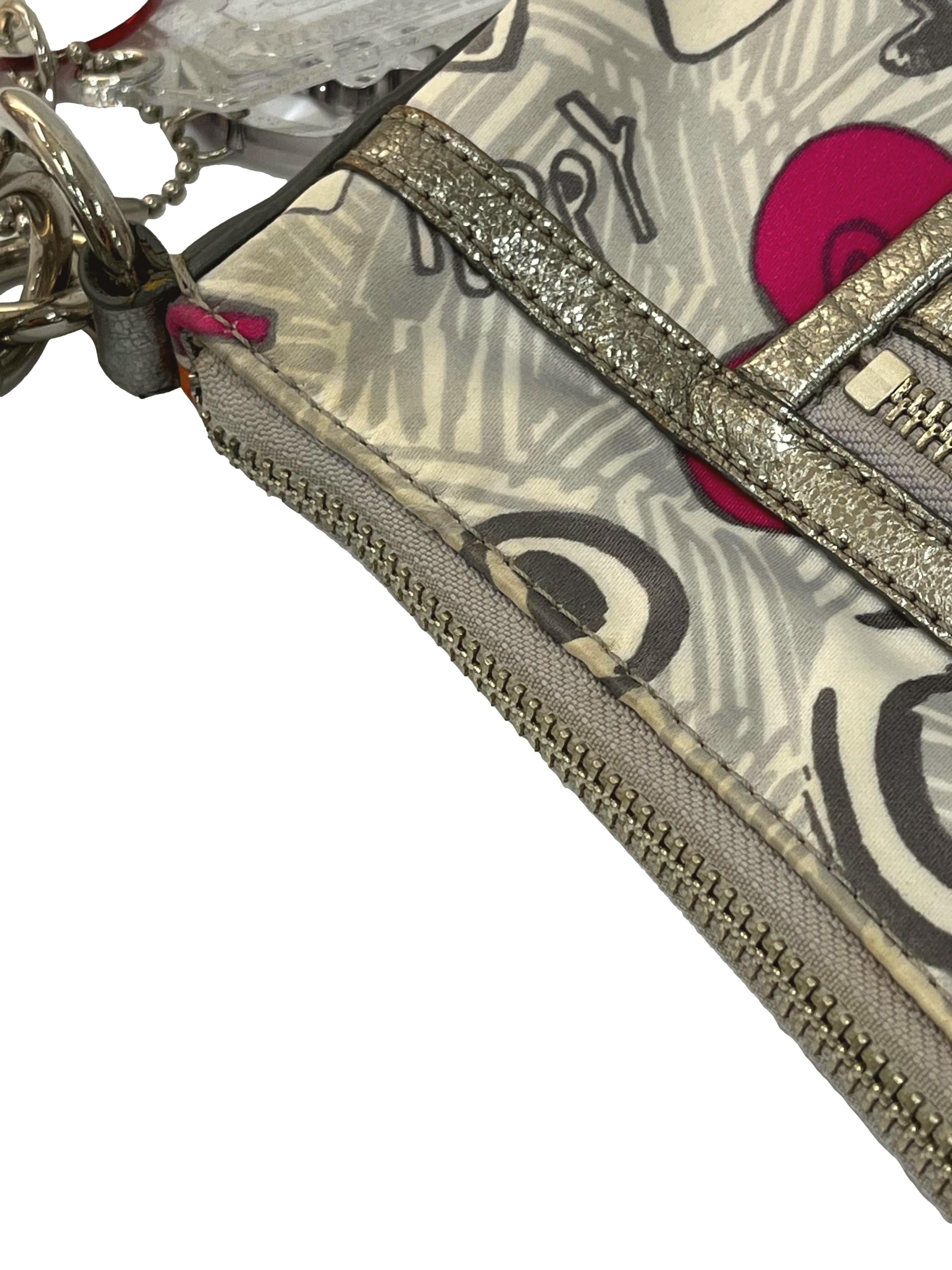 Grey Coach Poppy Shoulder Bag