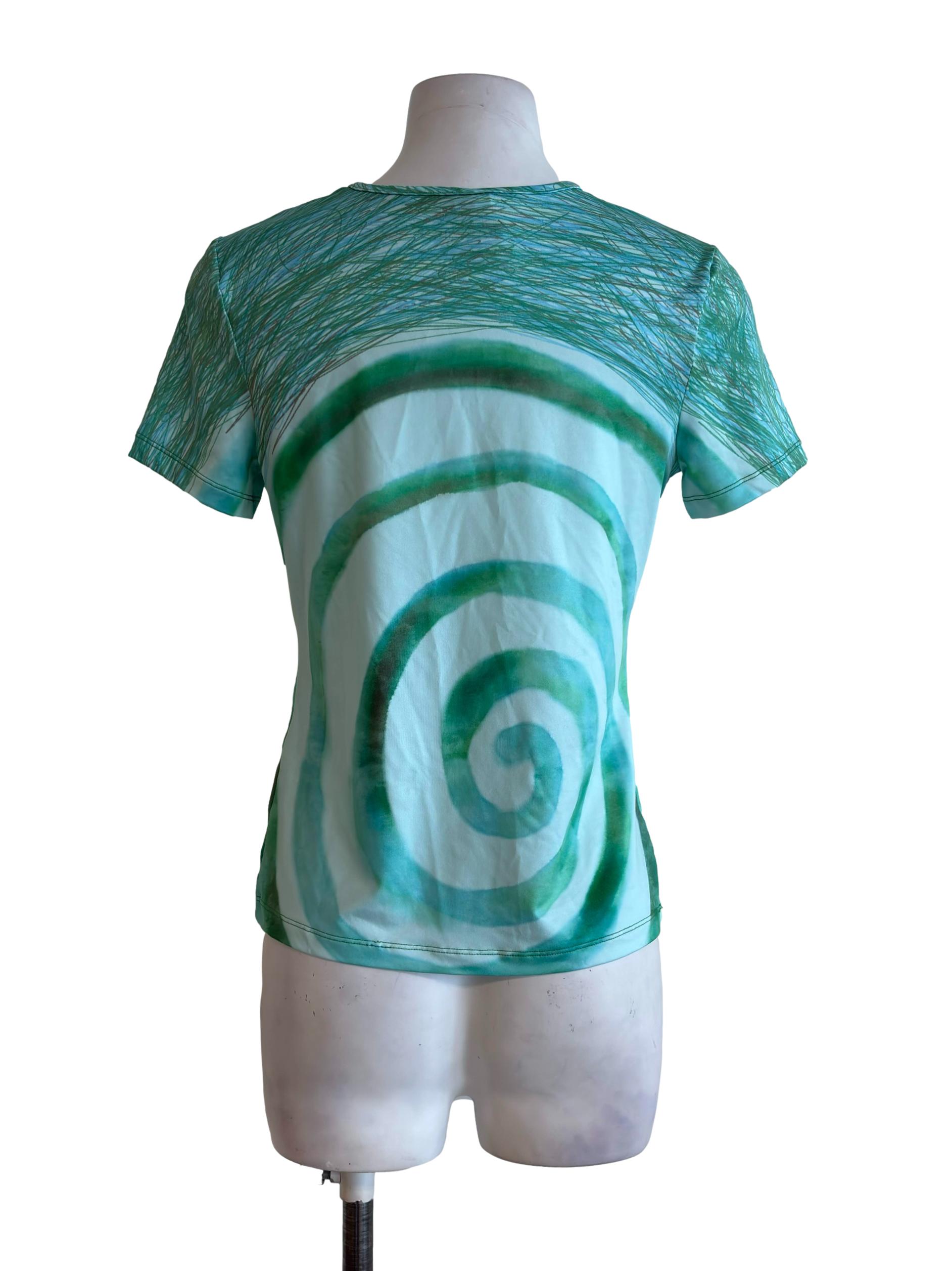 Tight Tee In Earthly Tunnel In Green - Green CSN