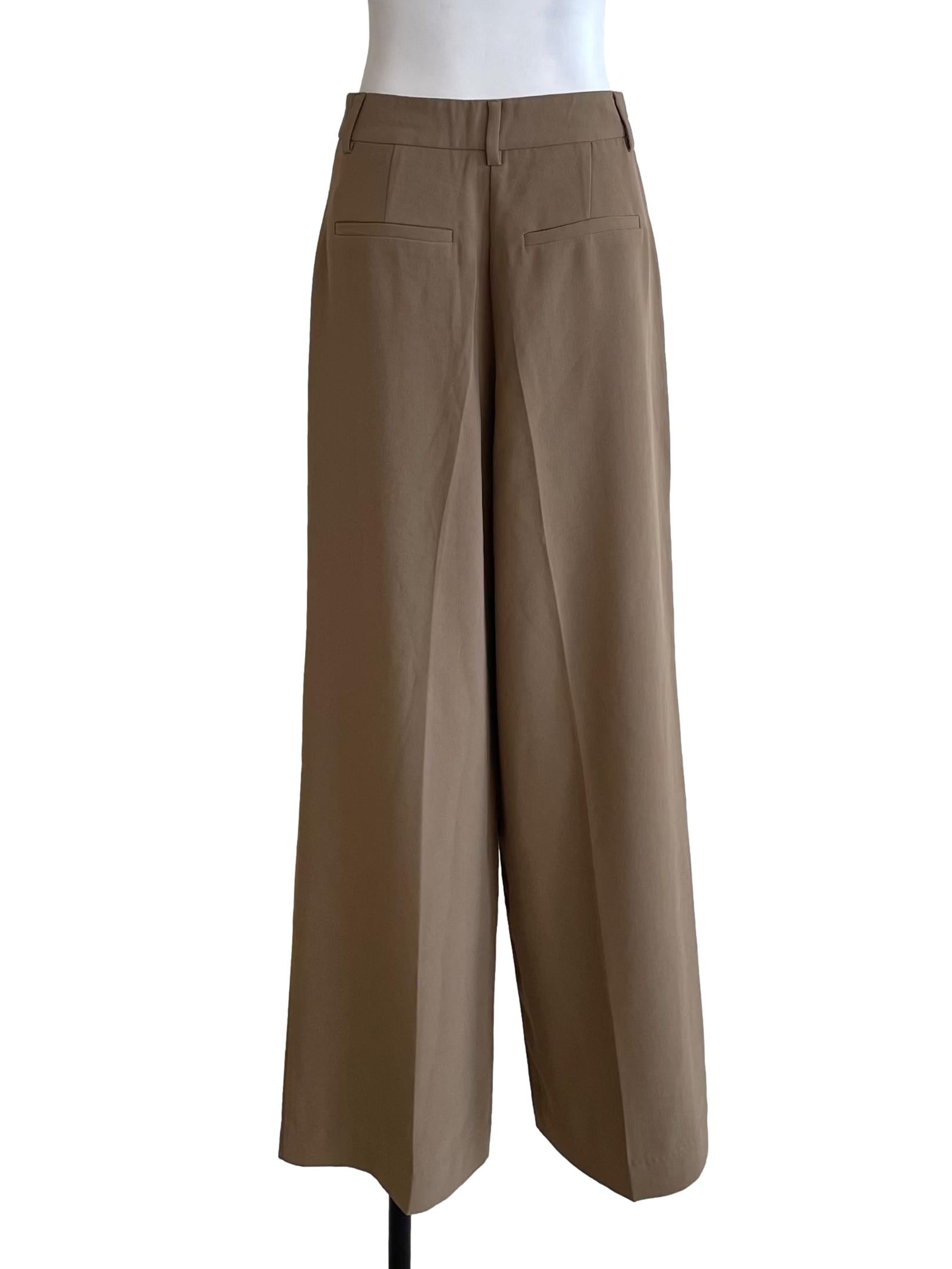 Peanut Brown Pleated Formal Pants LB