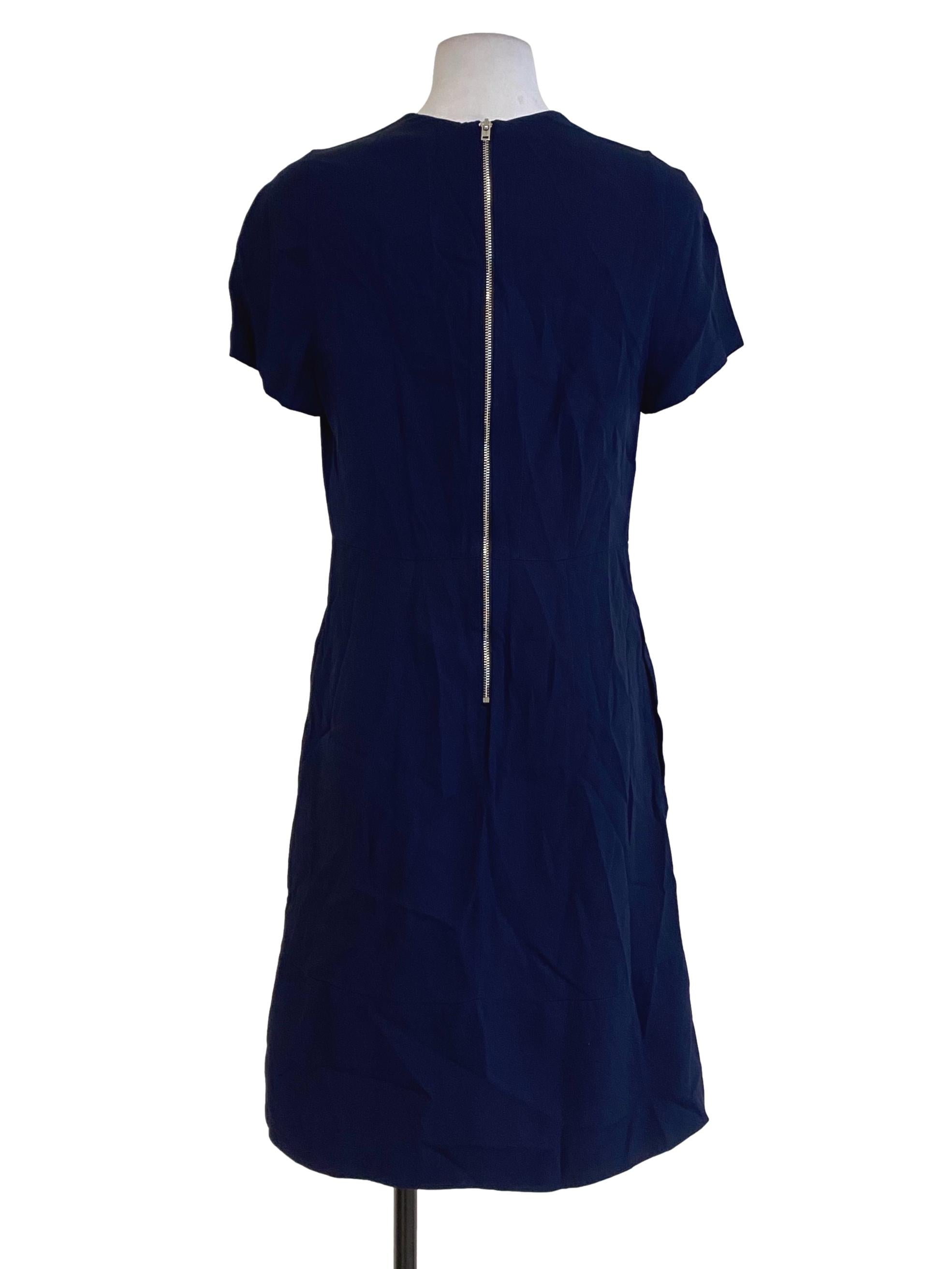 Bimba Y Lola Navy Blue Empire Dress | REFASH