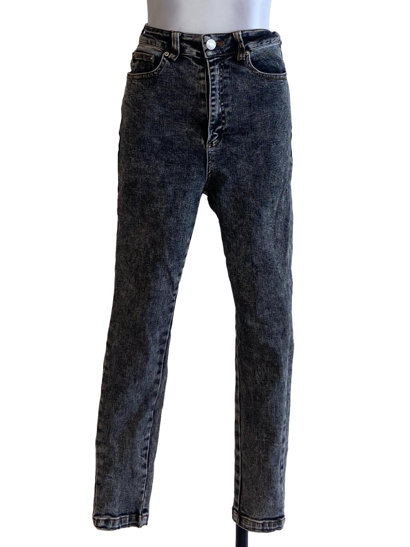 Black Twill Skinny Jeans
