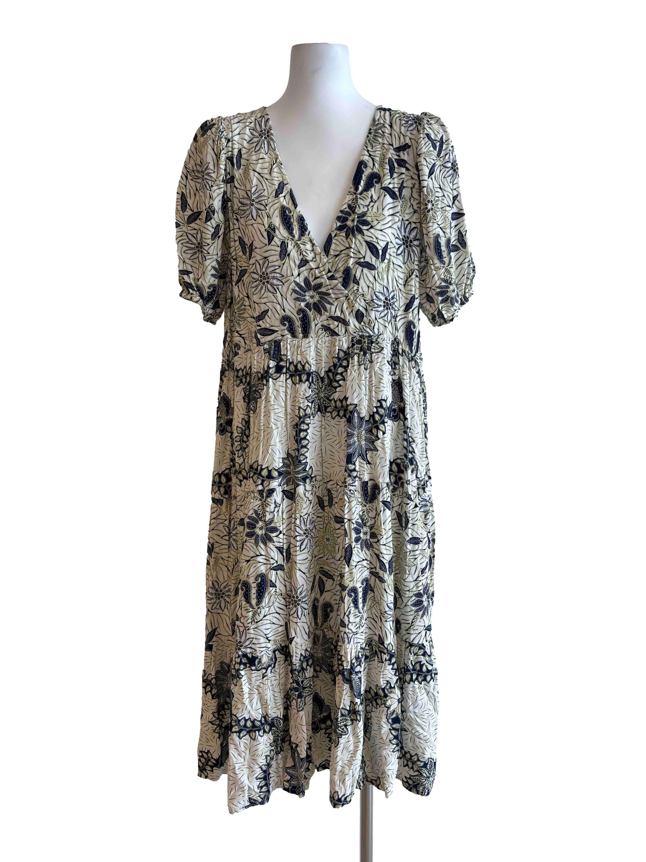 Remi Maxi In Aloe Floral - White CSN