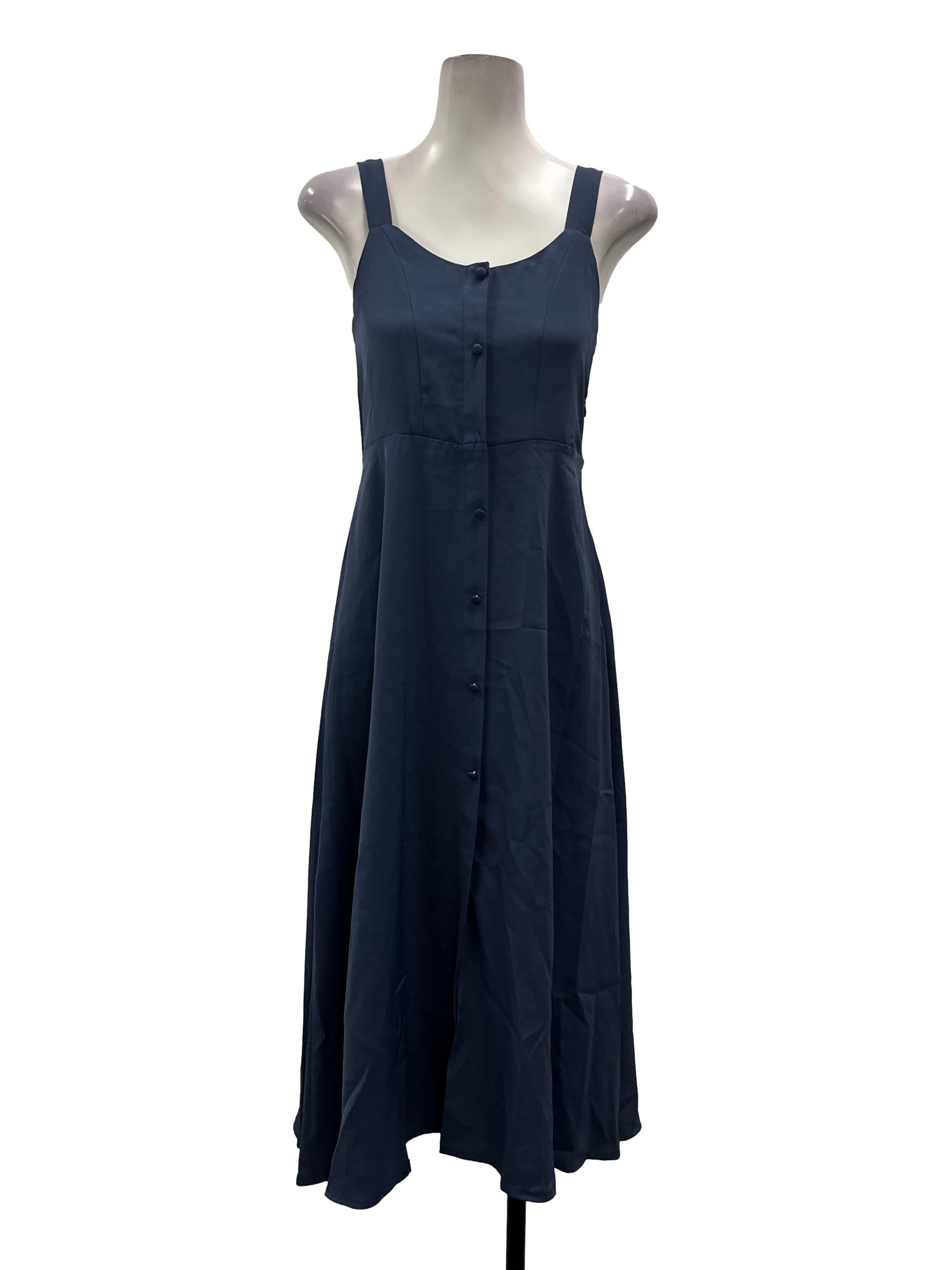 Navy blue hotsell babydoll dress