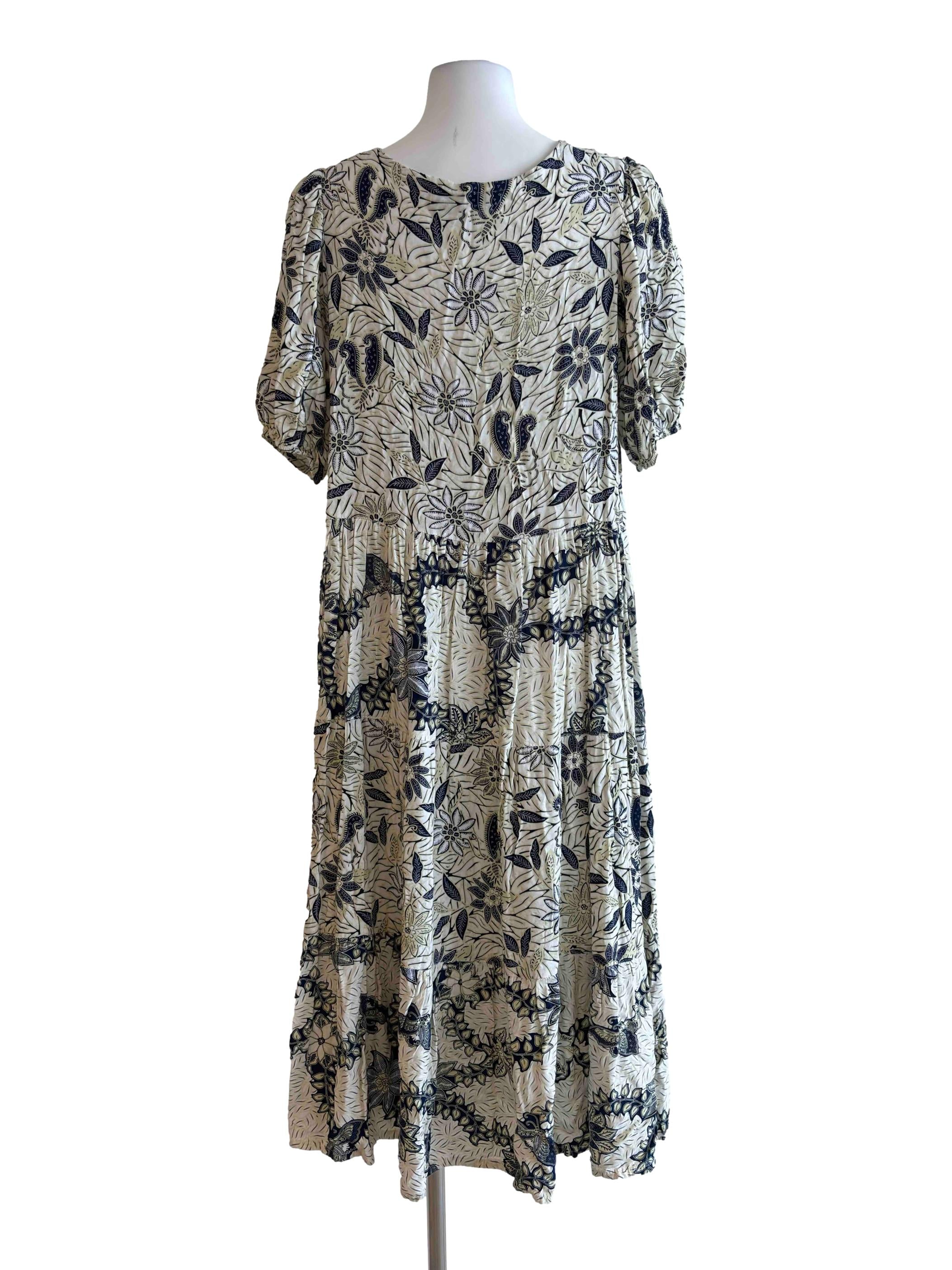 Remi Maxi In Aloe Floral - White CSN