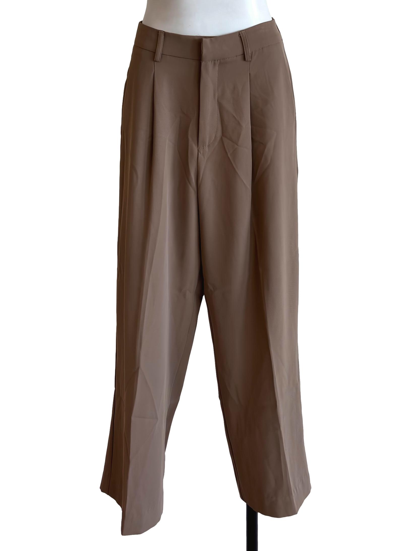 Tawny Brown Unlined Suit Pant