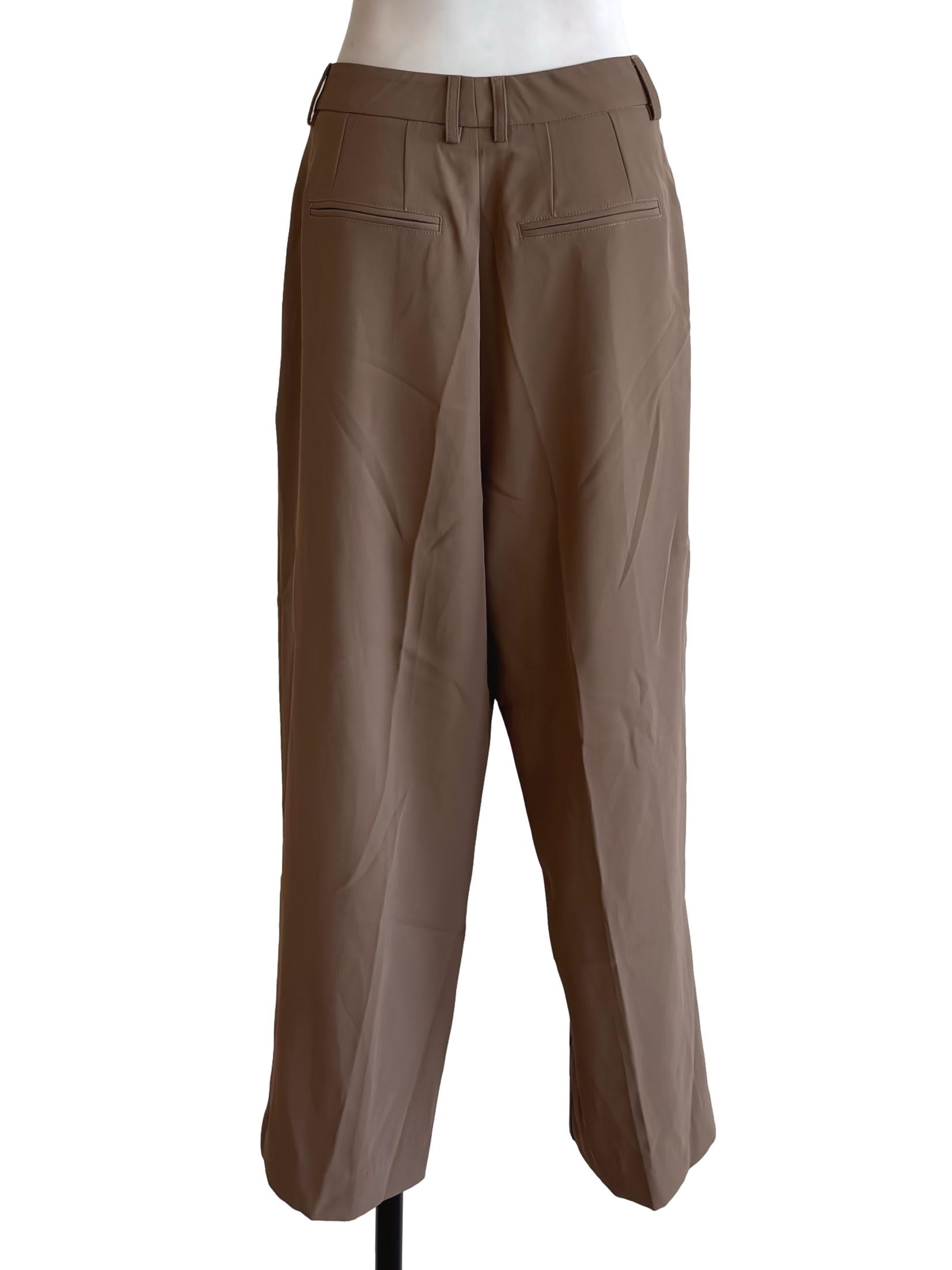 Tawny Brown Unlined Suit Pant