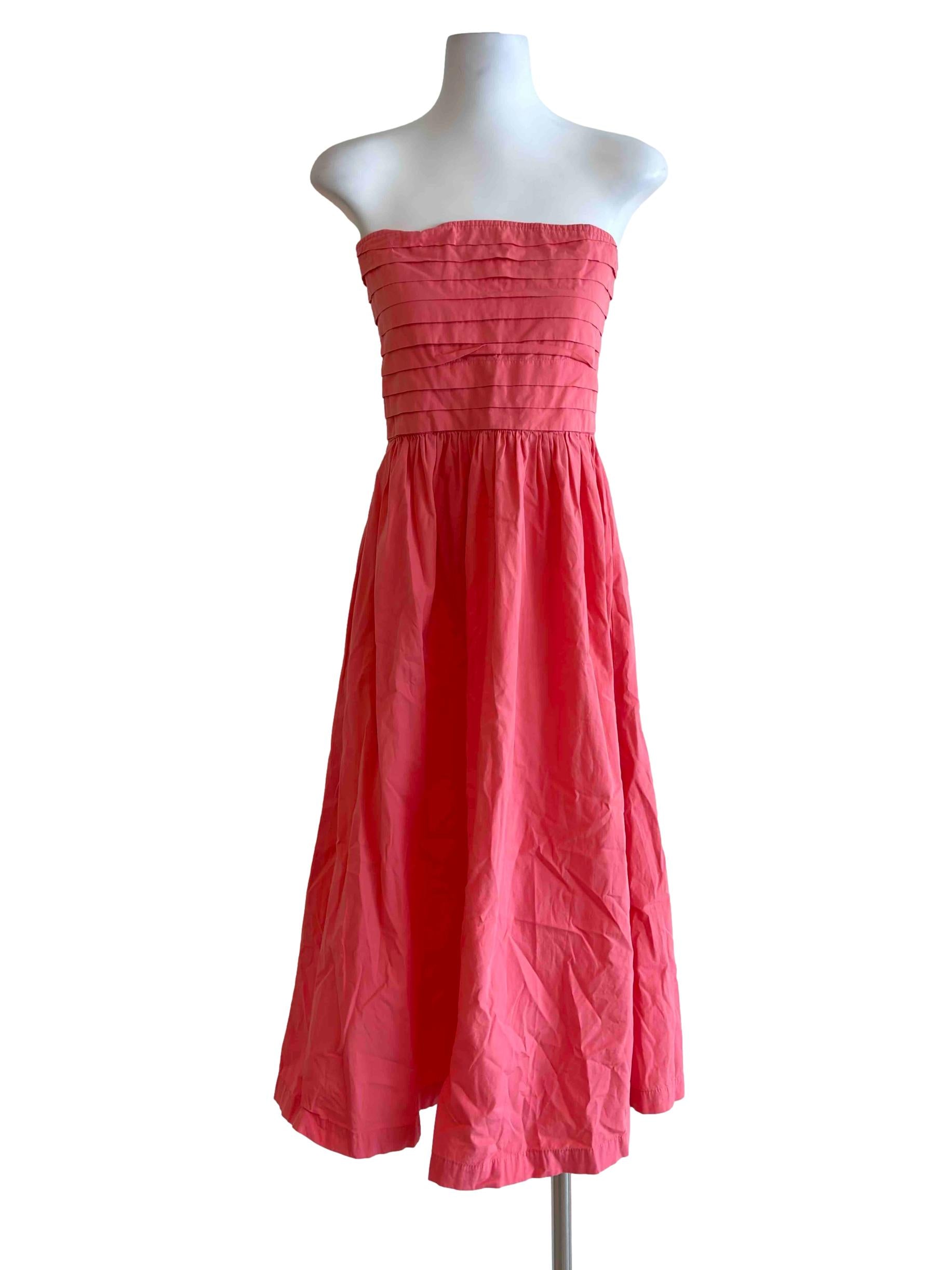 Arlo Dress In Melon - Pink CSN