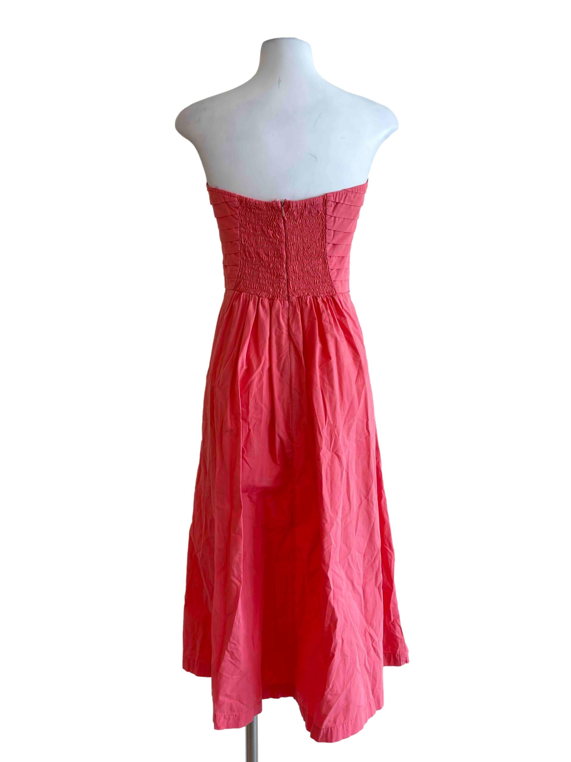 Arlo Dress In Melon - Pink CSN