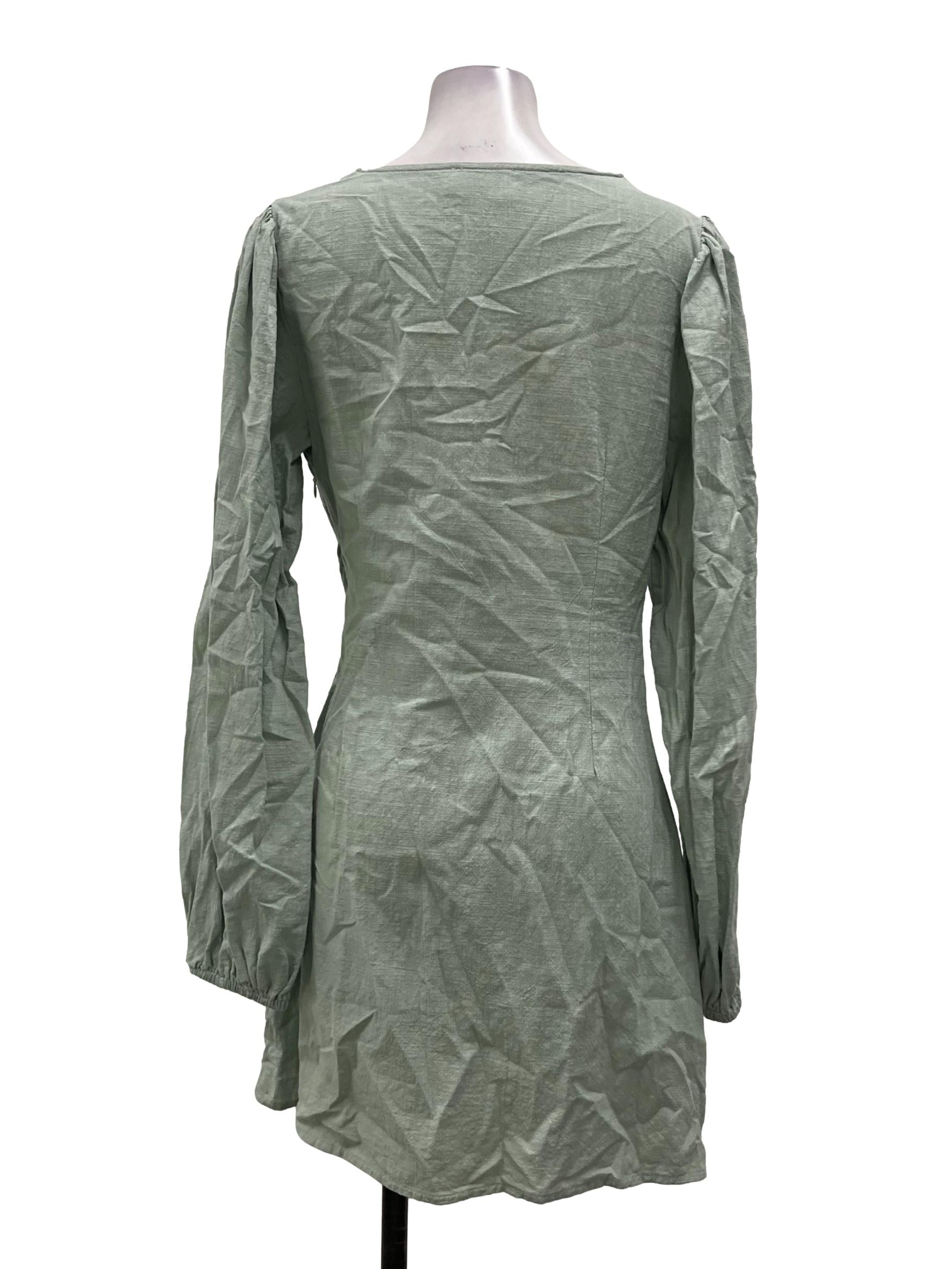 Mint Green Wrap Dress