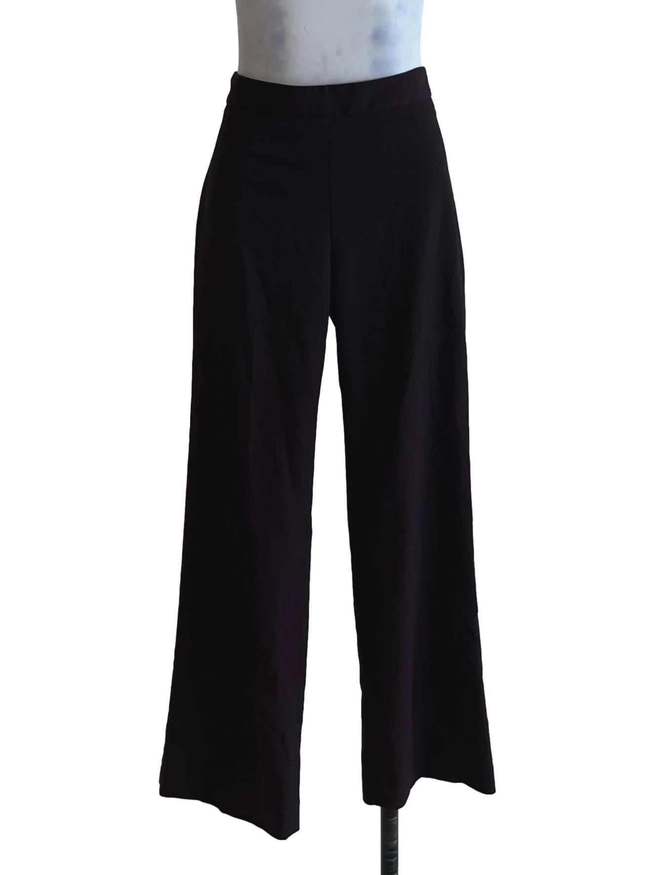 Grape Purple Plain Straight Formal Pants