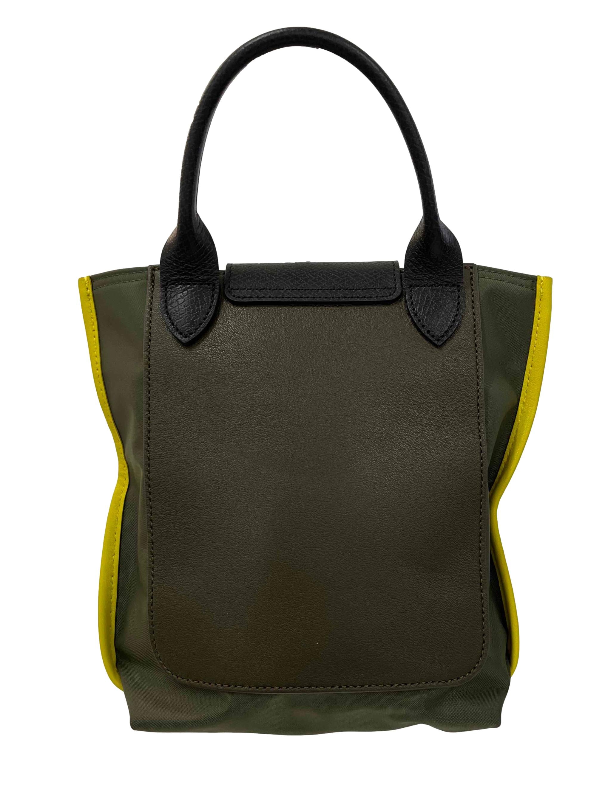 Olive Green Small Tote Crossbody Bag