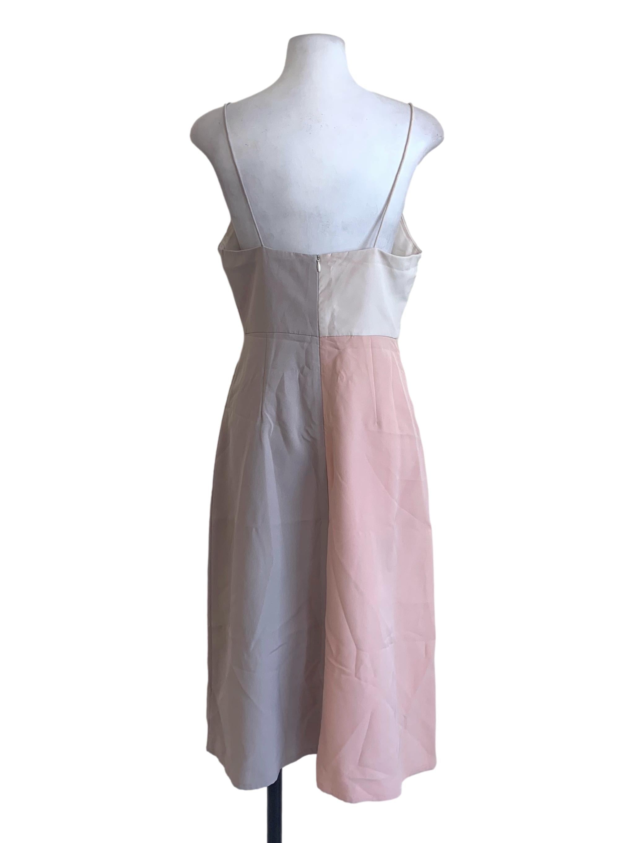 Tricolour A Line Dress LB