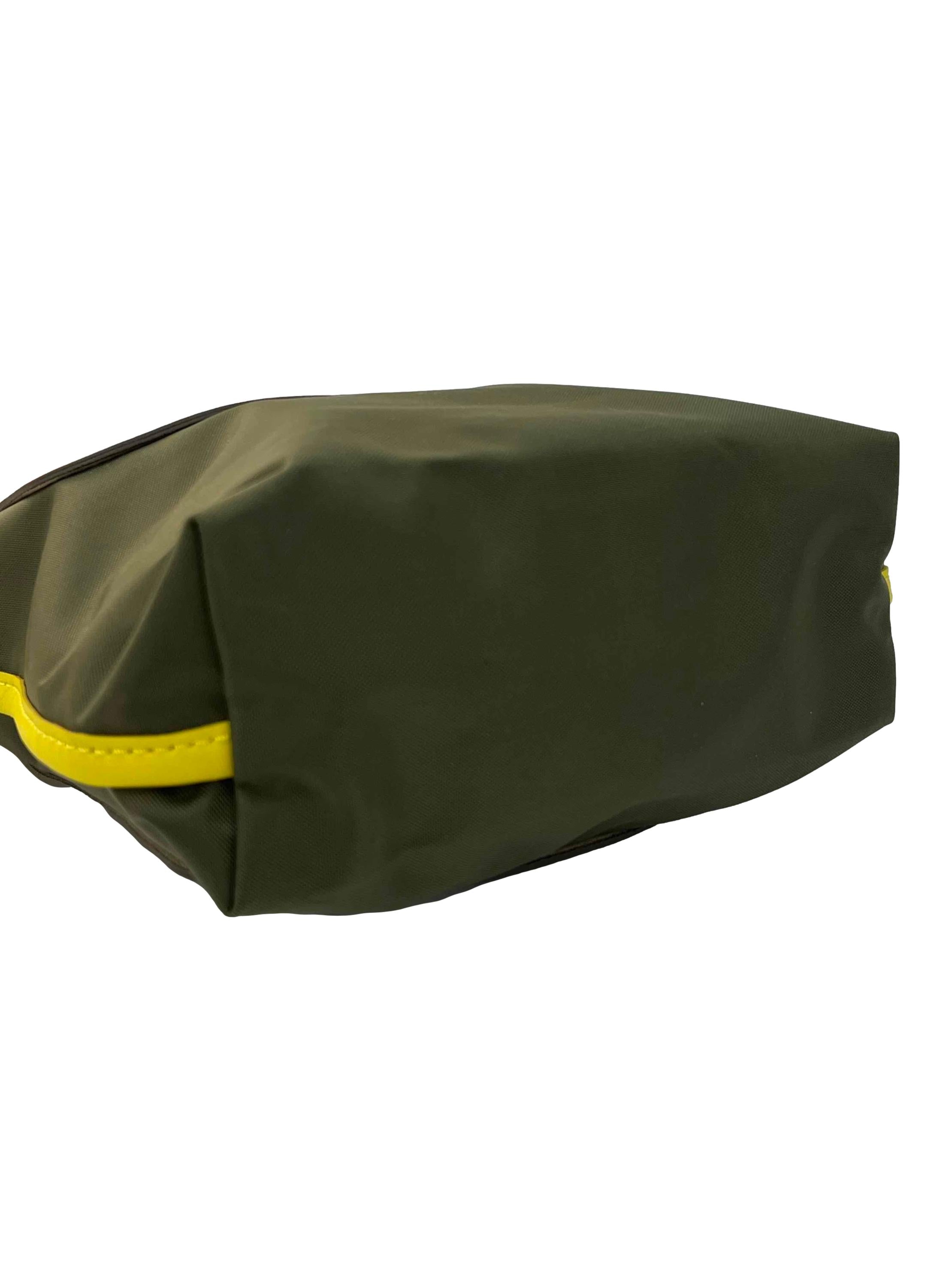 Olive Green Small Tote Crossbody Bag