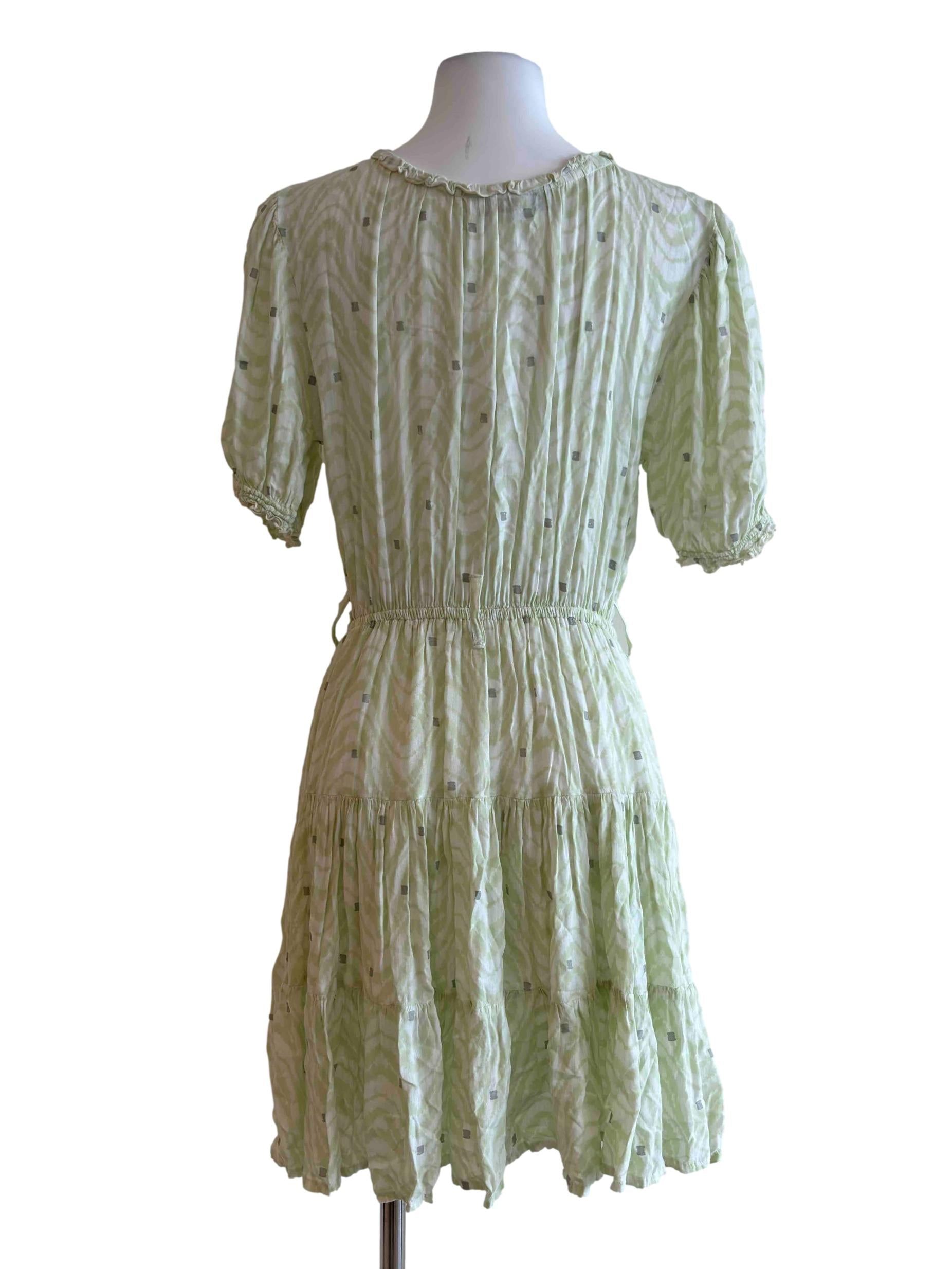 Ayla Mini Dress In Seawave - Green CSN