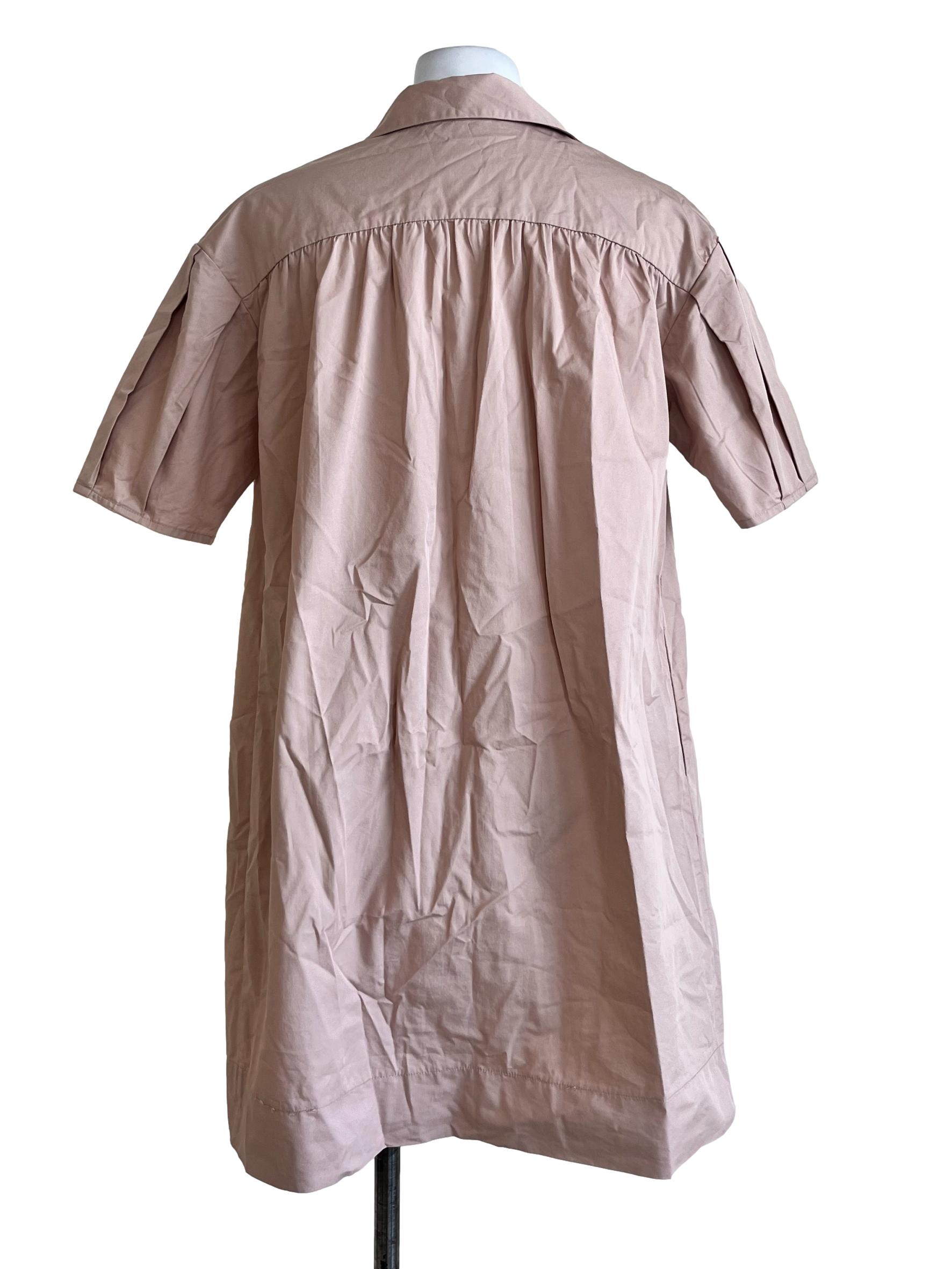 Pink Peach Collar Dress LB