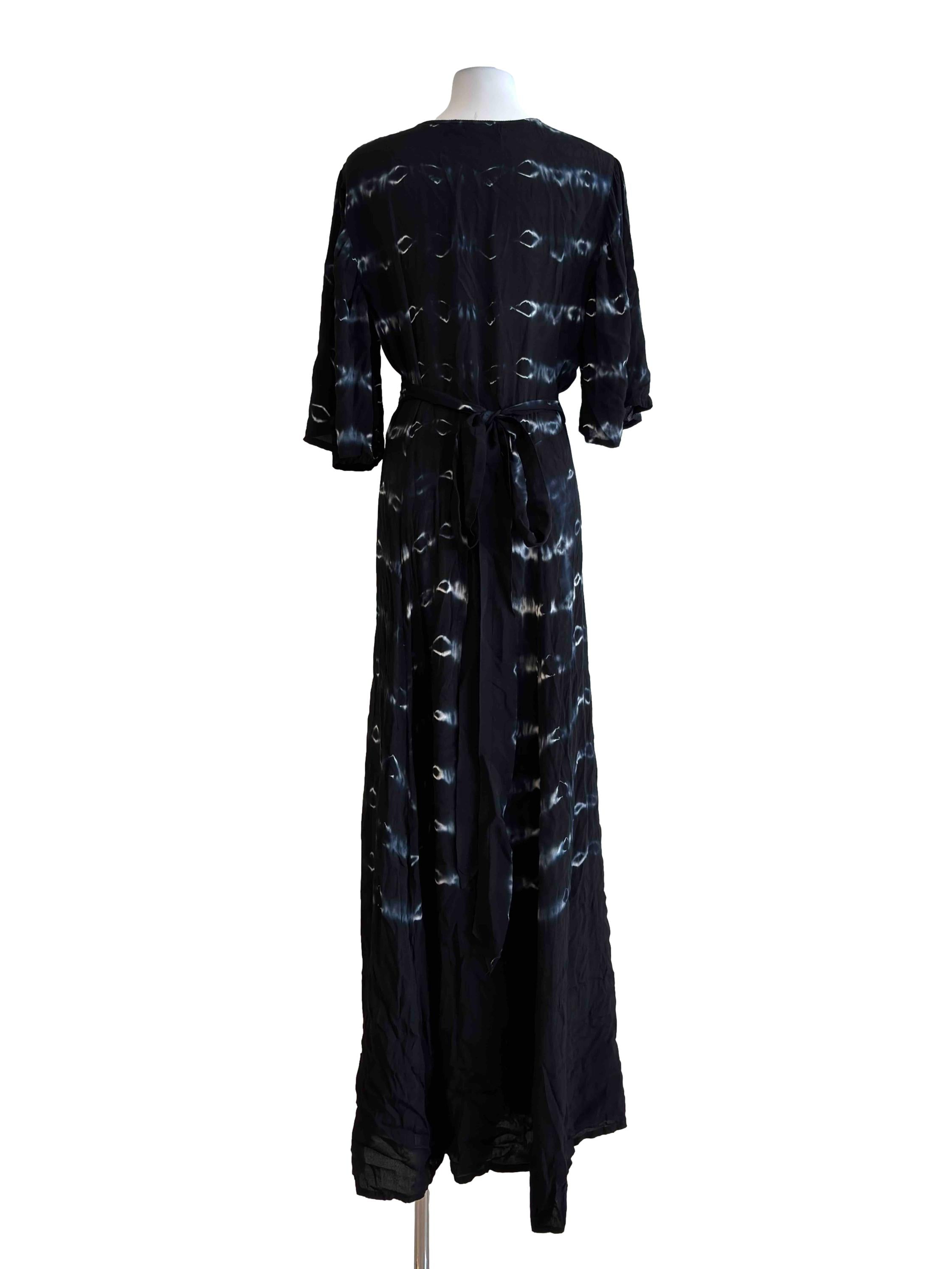 Mae Wrap Dress - Black CSN