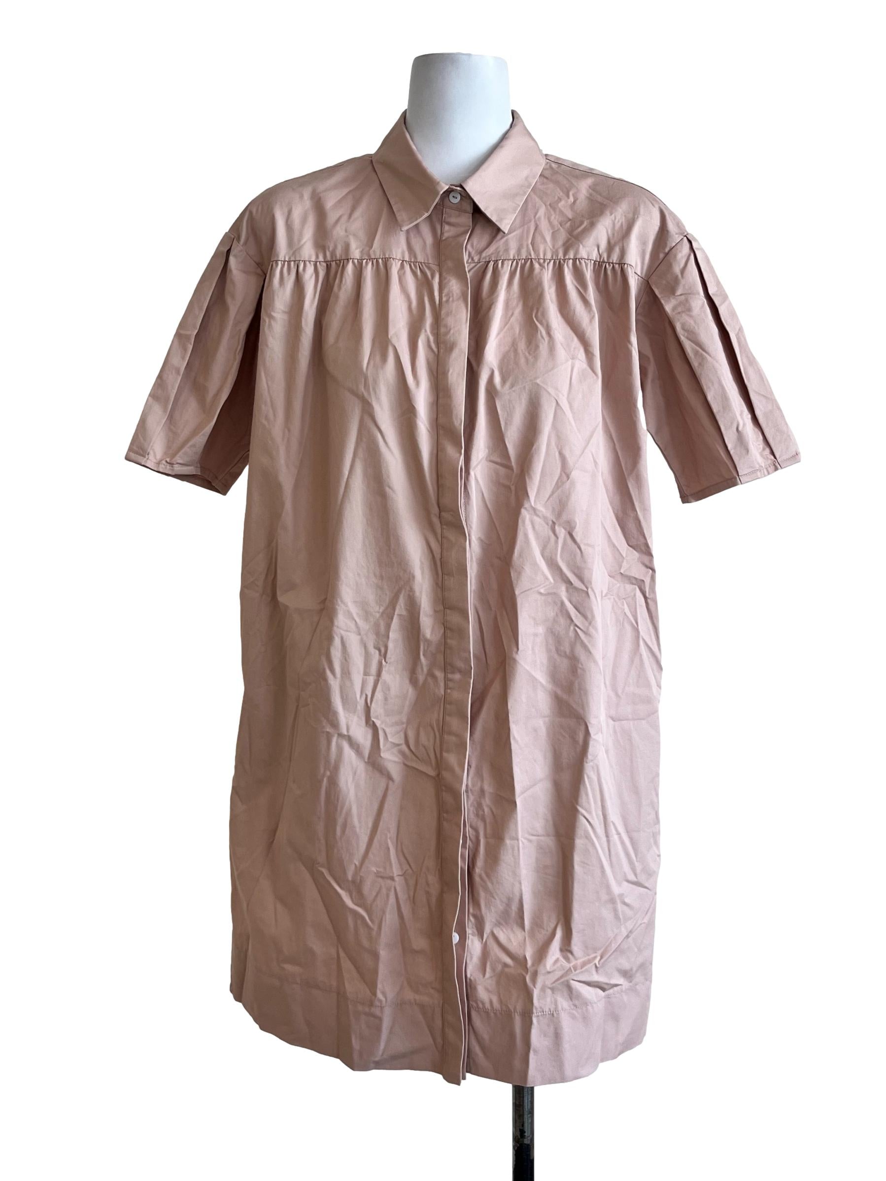Pink Peach Collar Dress LB