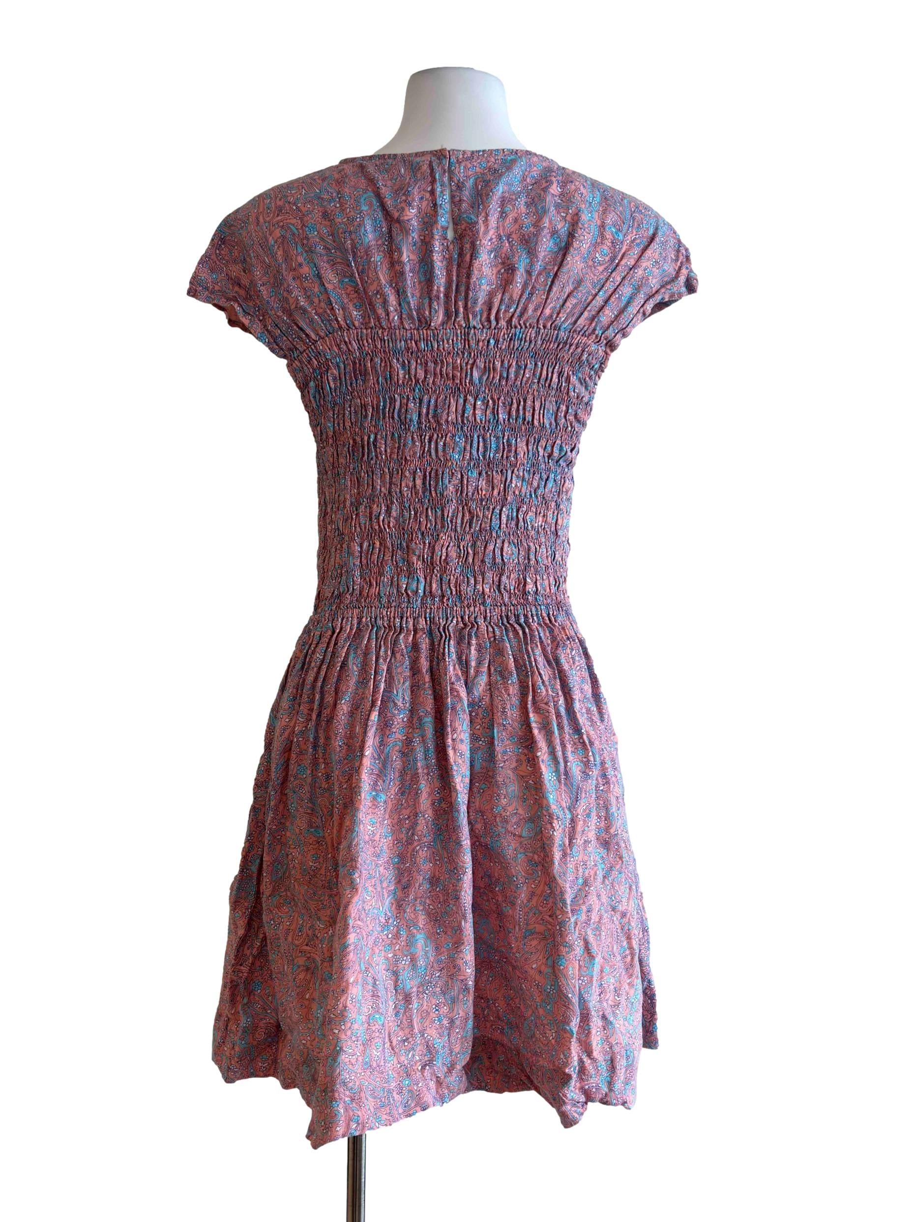 Demi Mini Linen Dress - Pink CSN