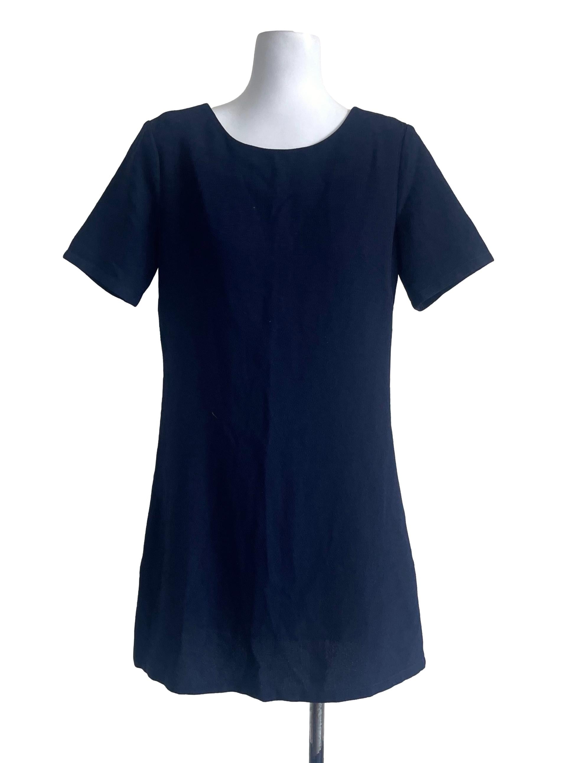 Dark Blue Twill Dress