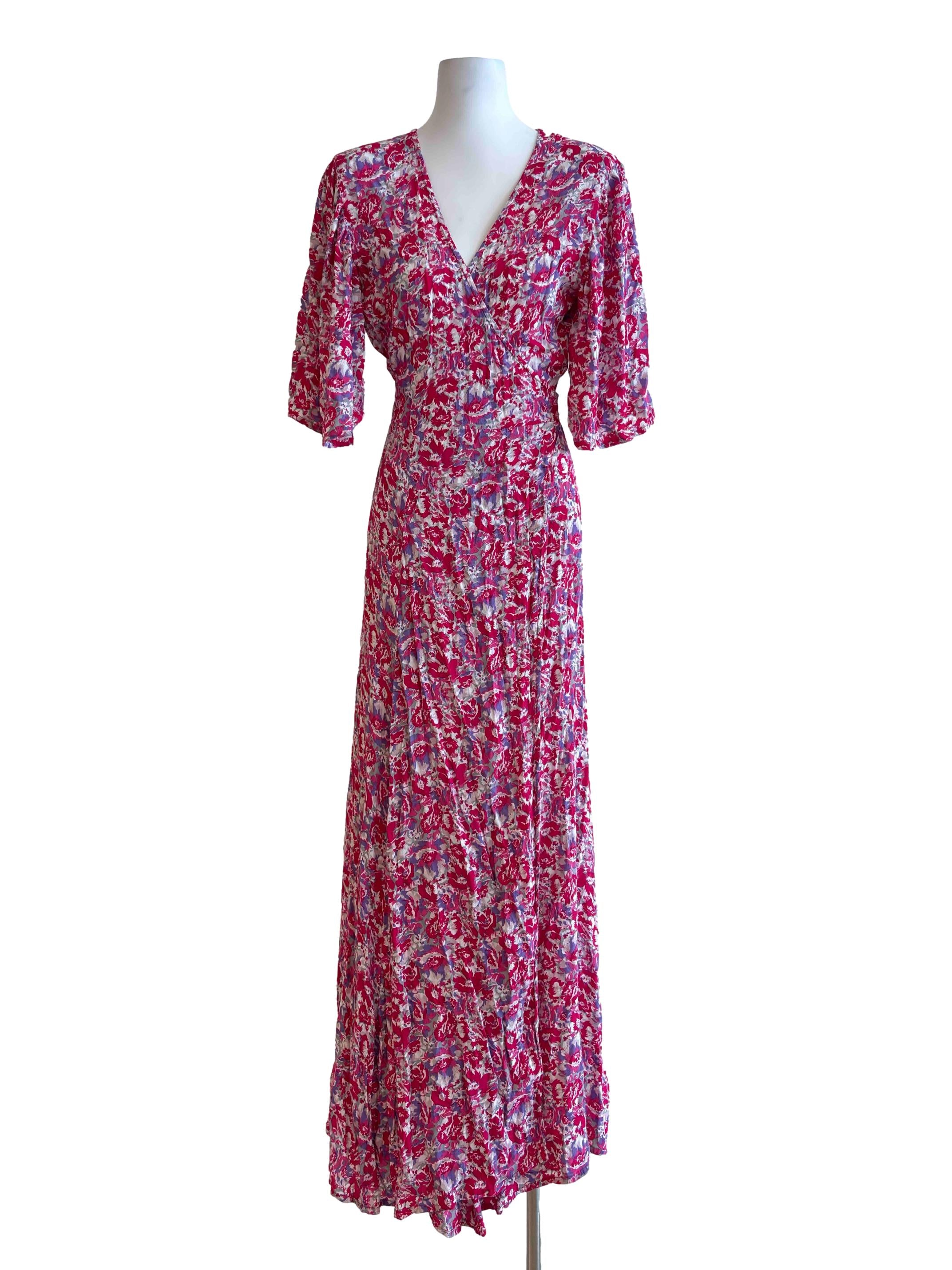 Mae Wrap Maxi In Audrey Floral - Multicolor CSN