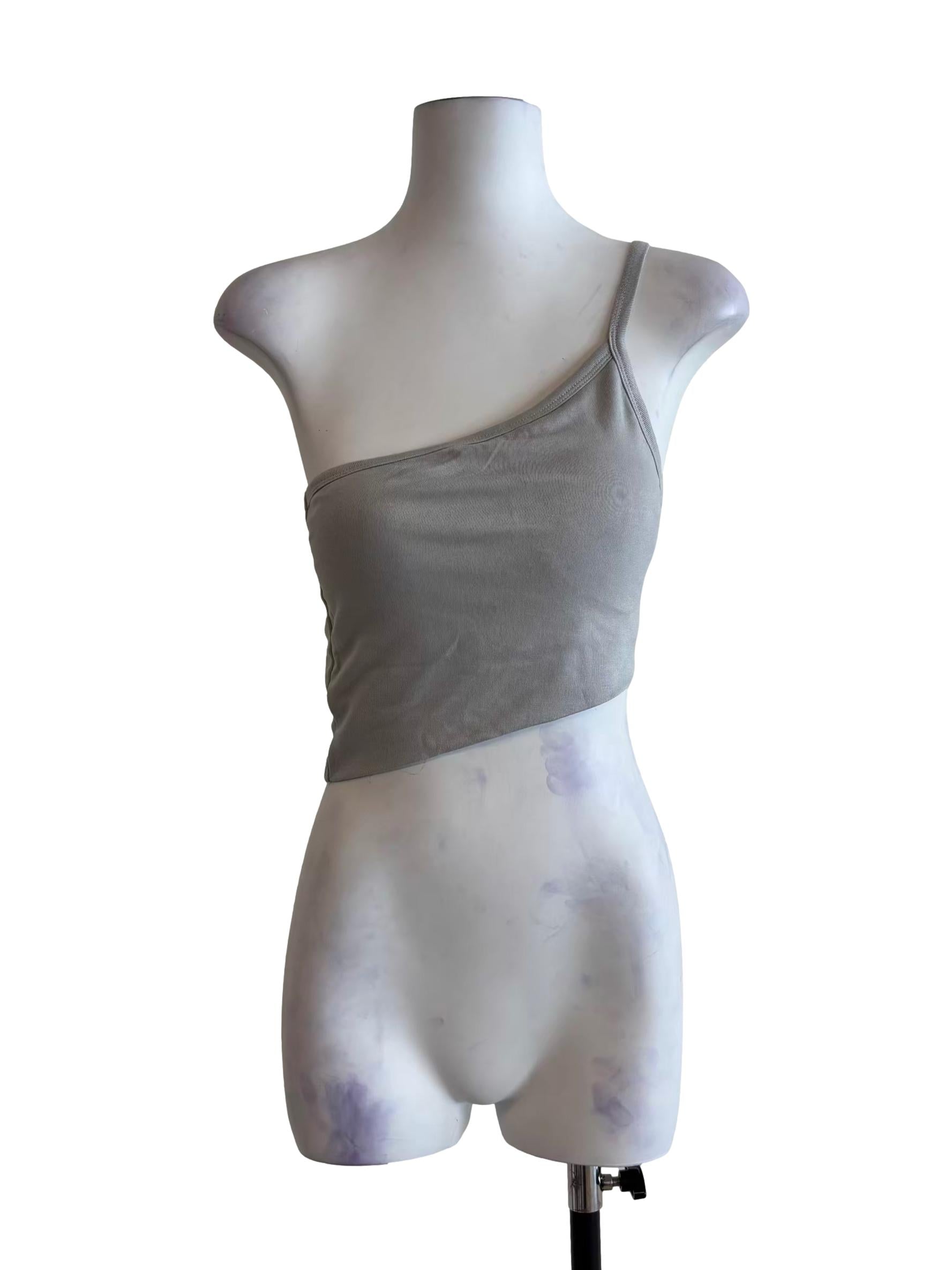 Silver Grey Asymmetrical Camisole