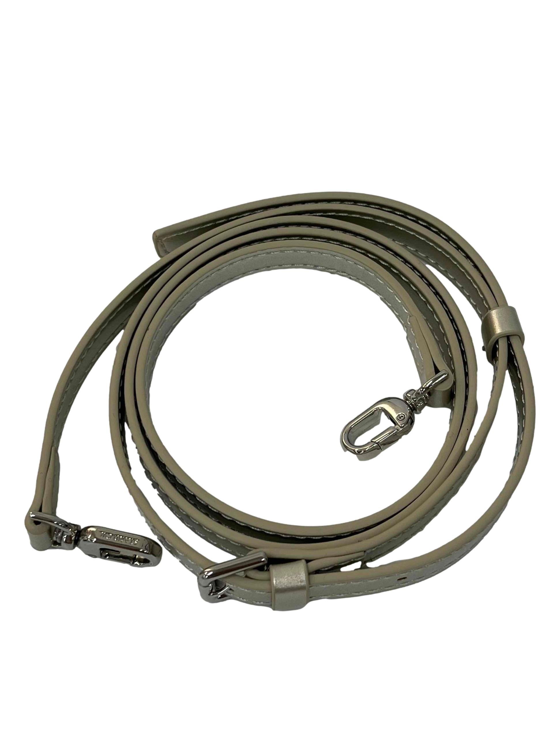 Silver Glossy Micro Handbag