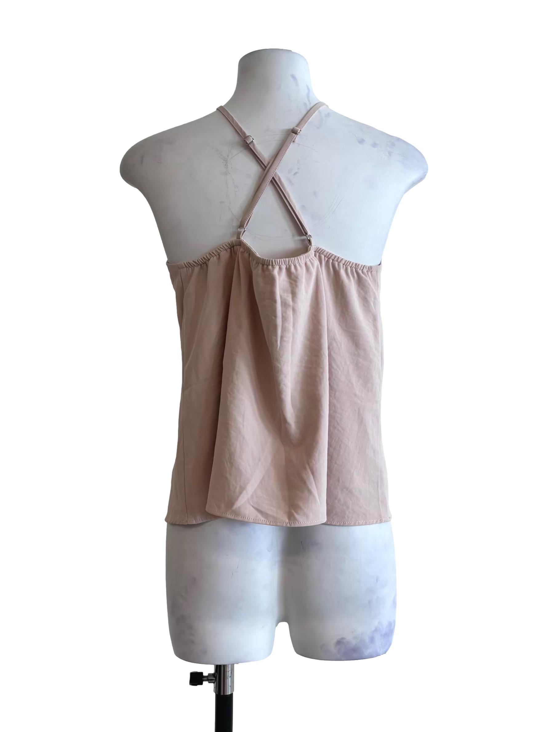 Nude Pink Halter Top