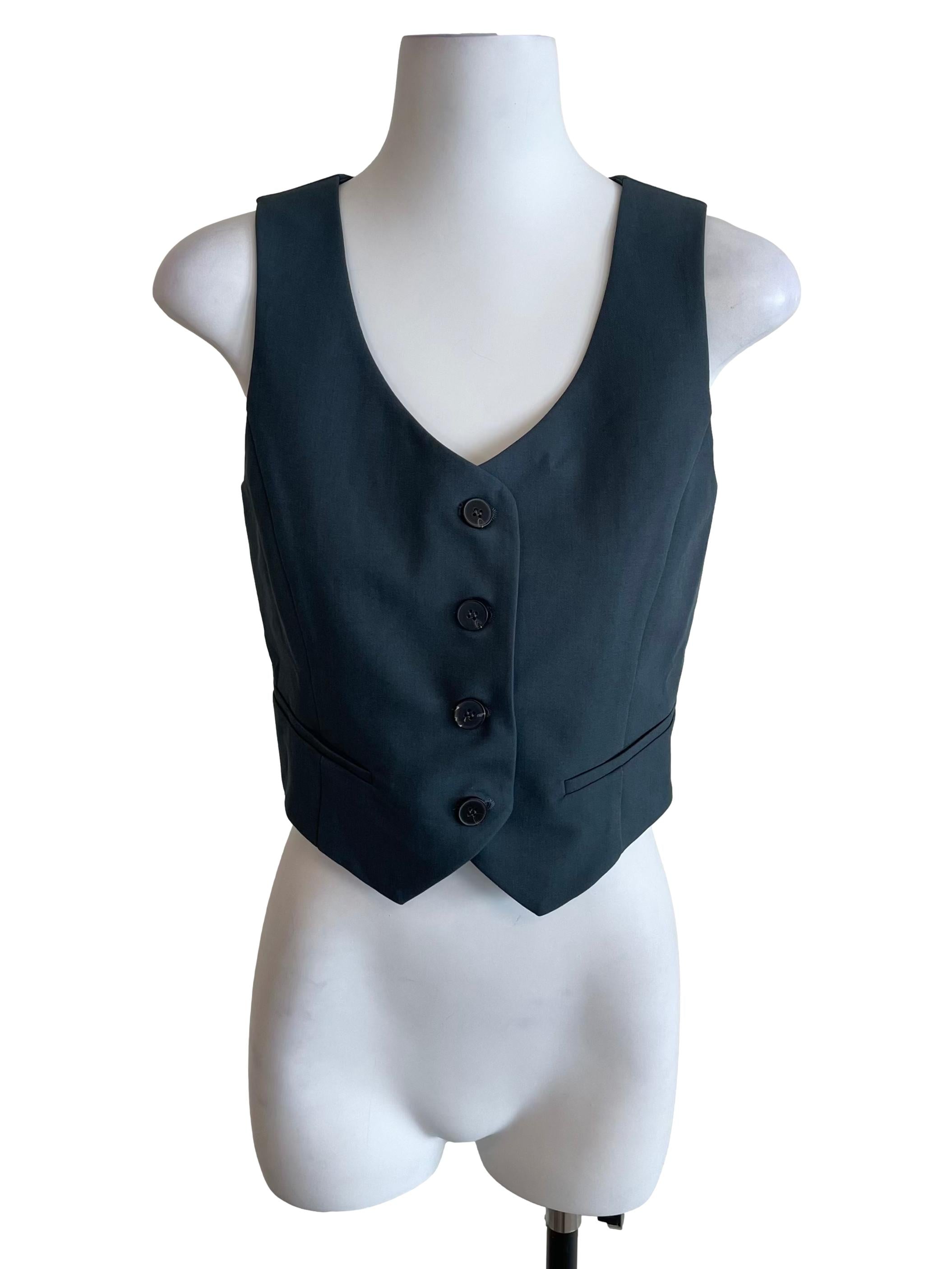 Ash Ocean Blue Mini Suit Vest LB