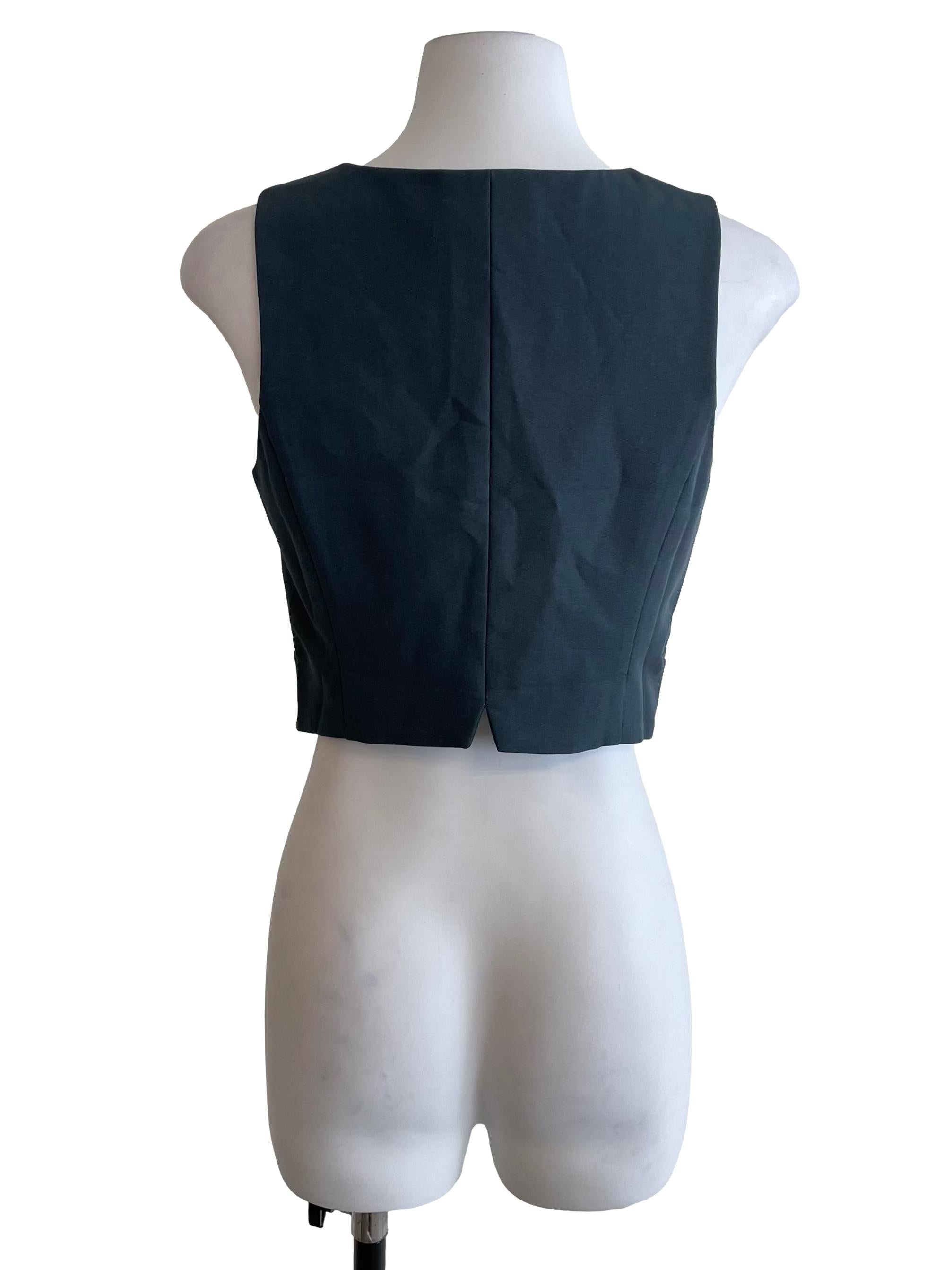 Ash Ocean Blue Mini Suit Vest LB