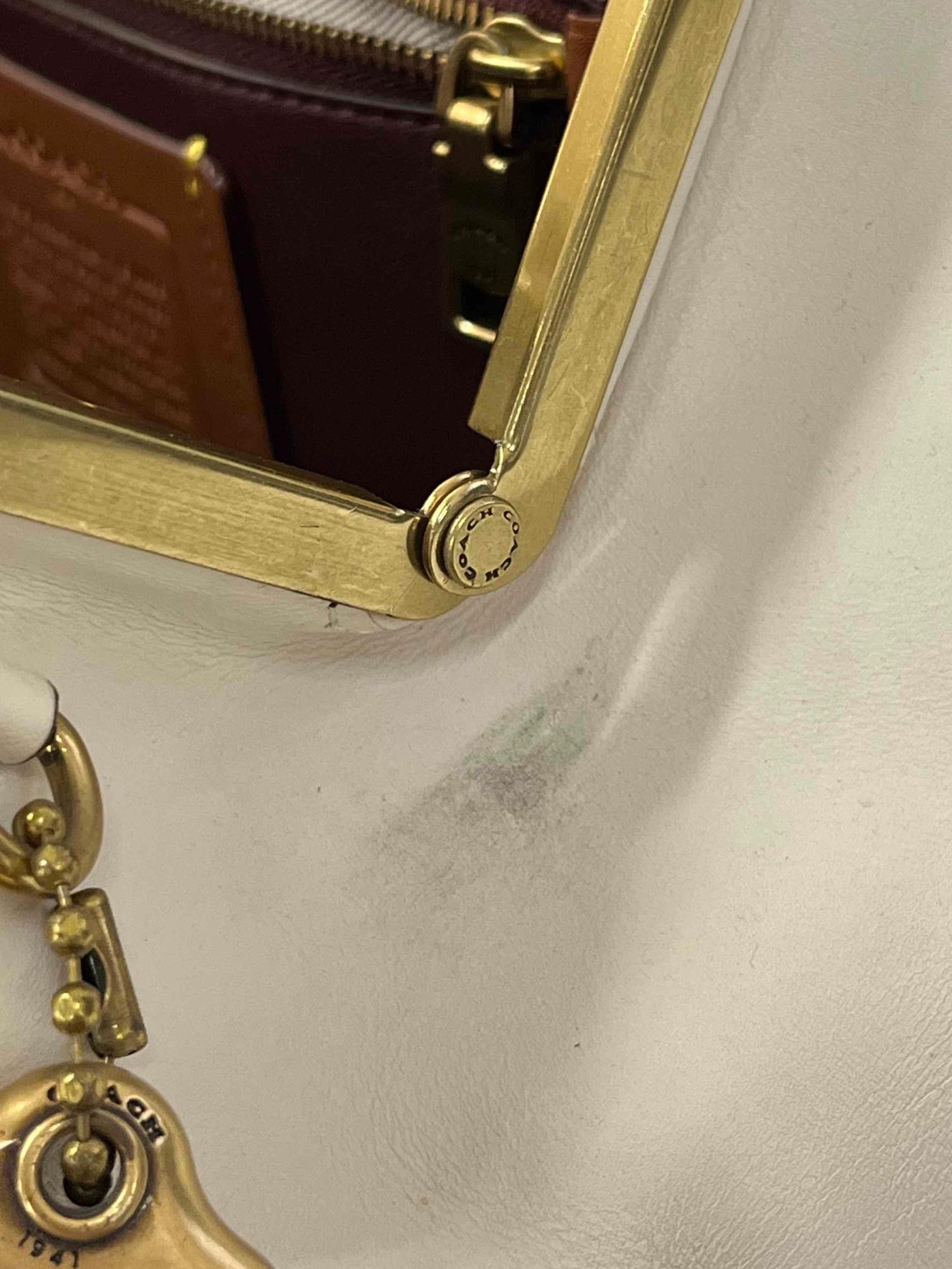 Brown Kisslock Handbag