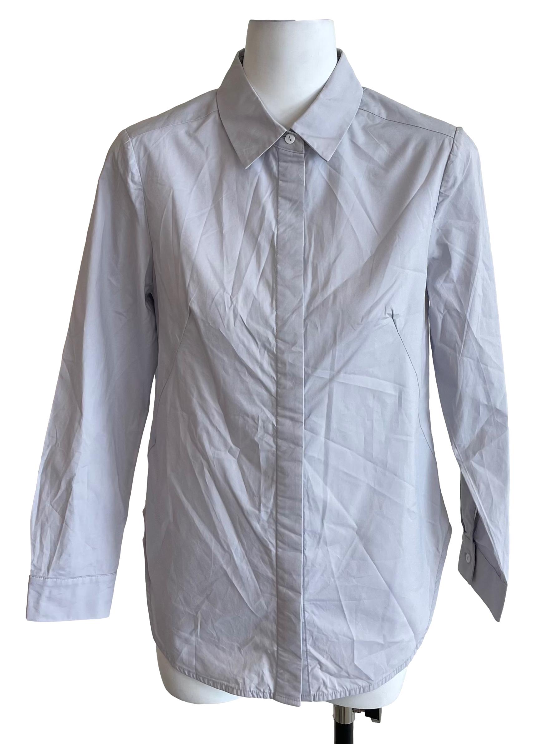 Pale Lilac Slim Tunic Shirt LB