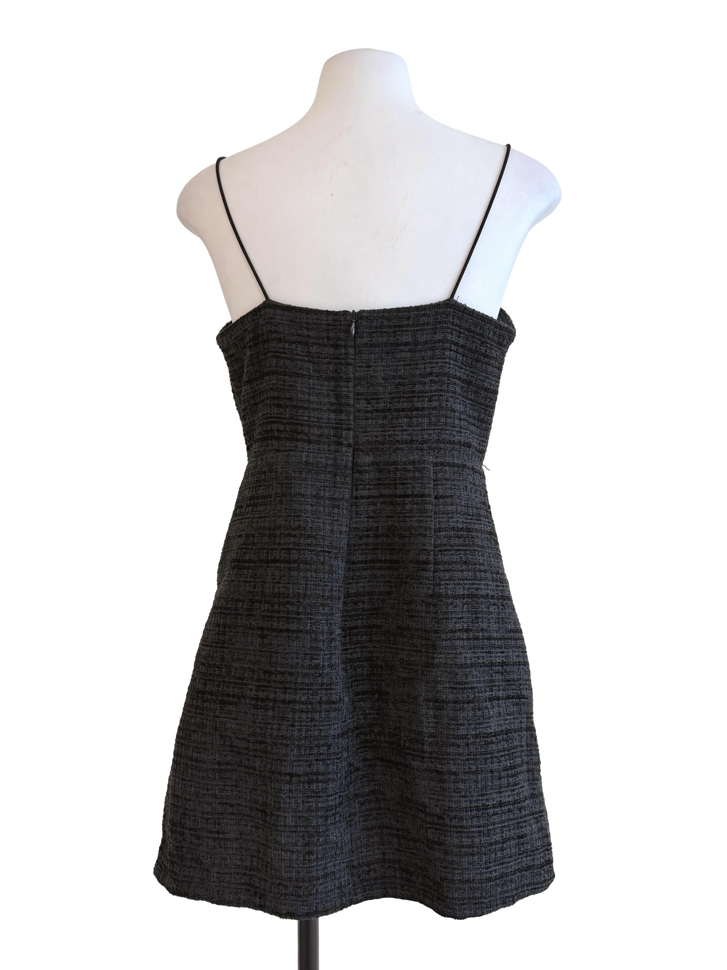 Charcoal Tweed Padded Rompers