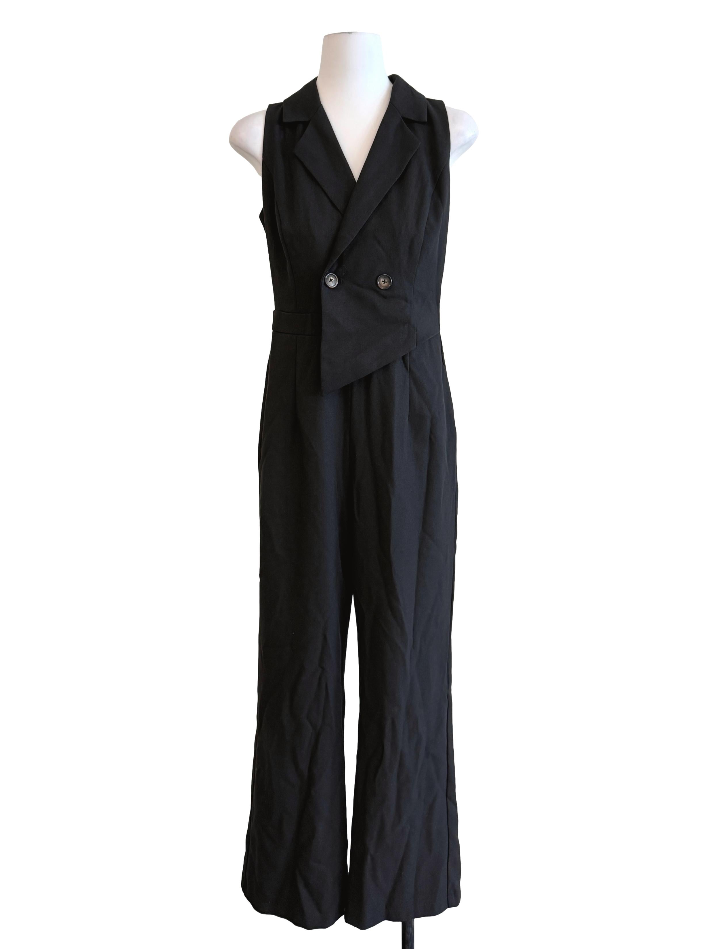 Black Wide Leg Jumpsuit