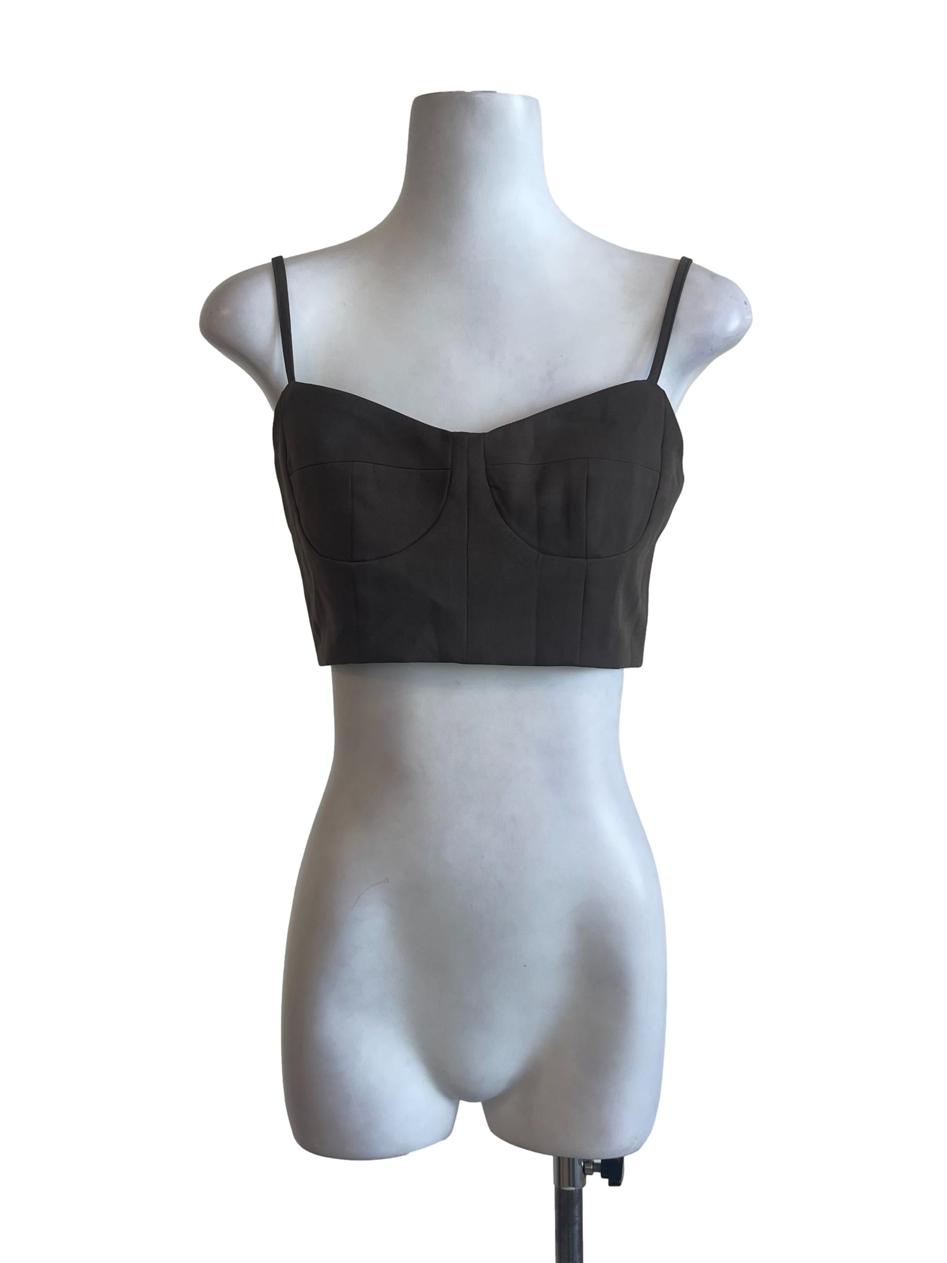 Dark Cocoa Crop Top YHF