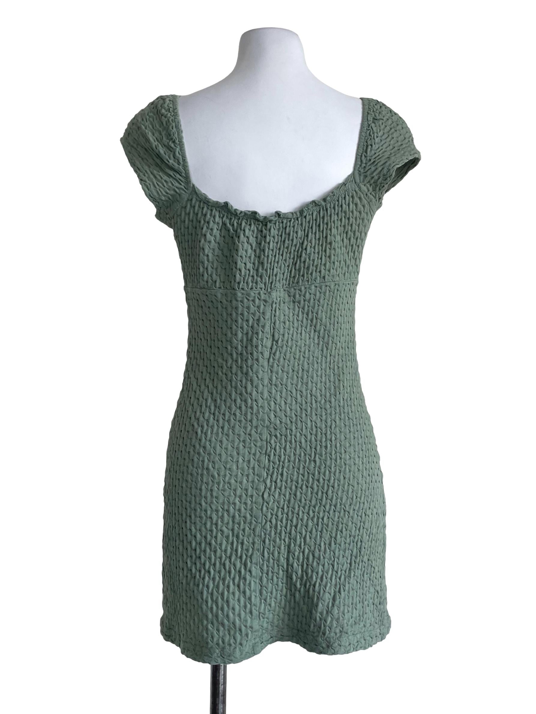 Sage Green Body Fit Dress
