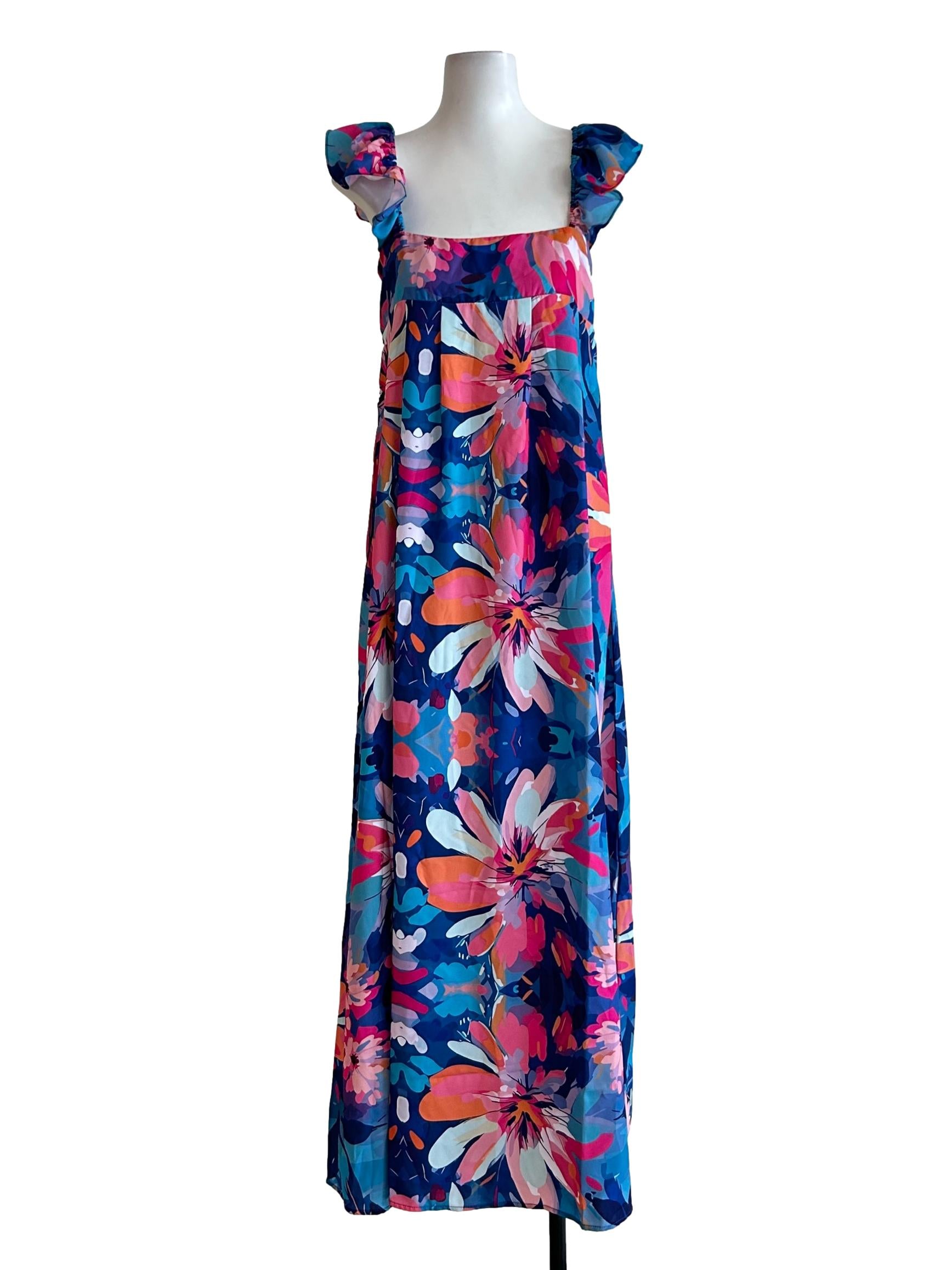 Multicolor Floral Maxi Dress