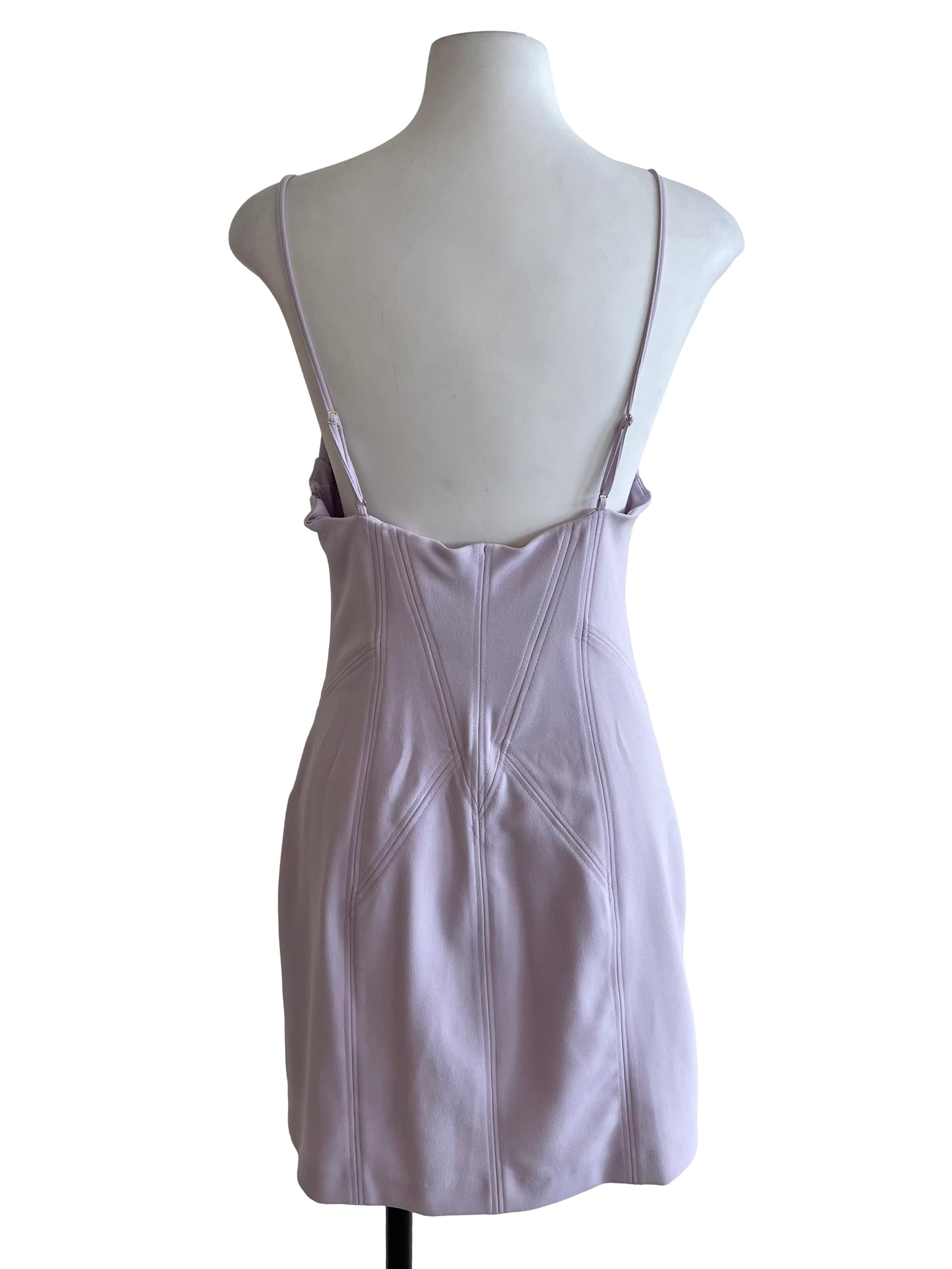 Pale Lavender Corset Cami Dress