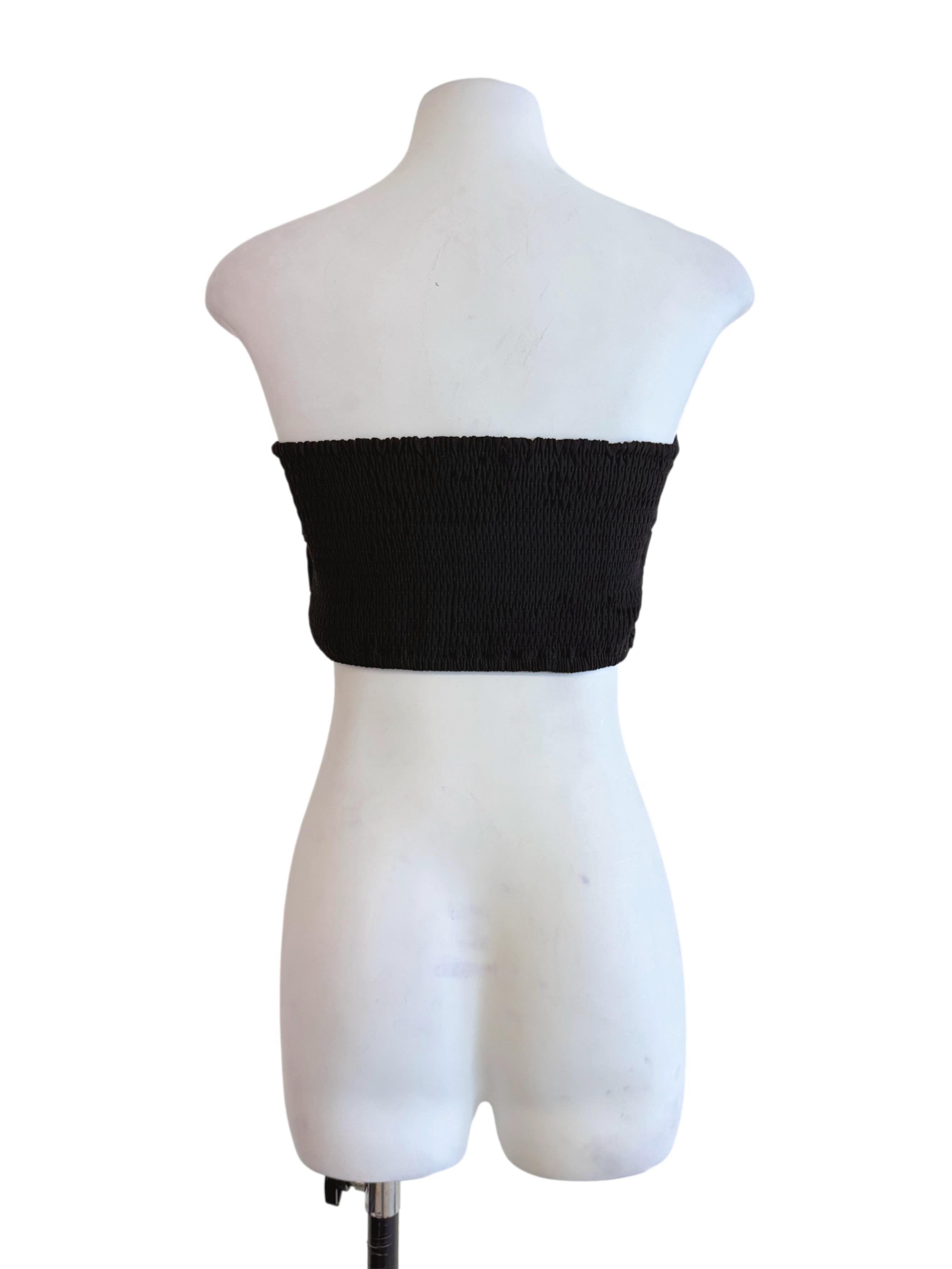 Black Strapless Tube Top TTR